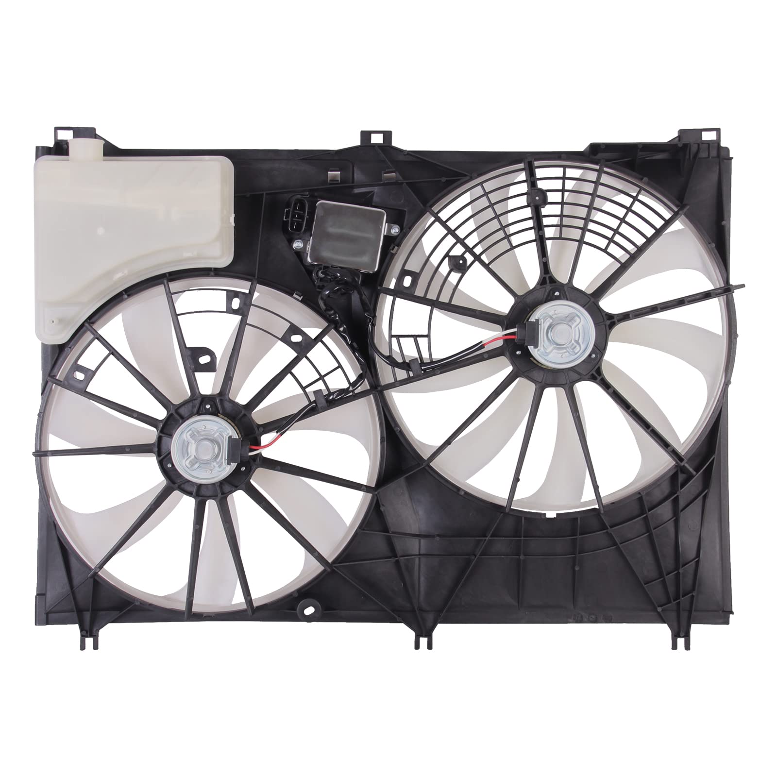 TYG OE Replacement(CAPA Quality) Cooling Fan Extra Silent for 2014-2019 Toyota Highlander 2.7L/3.5 W/O Towing W/PWM | 16363-0P33
