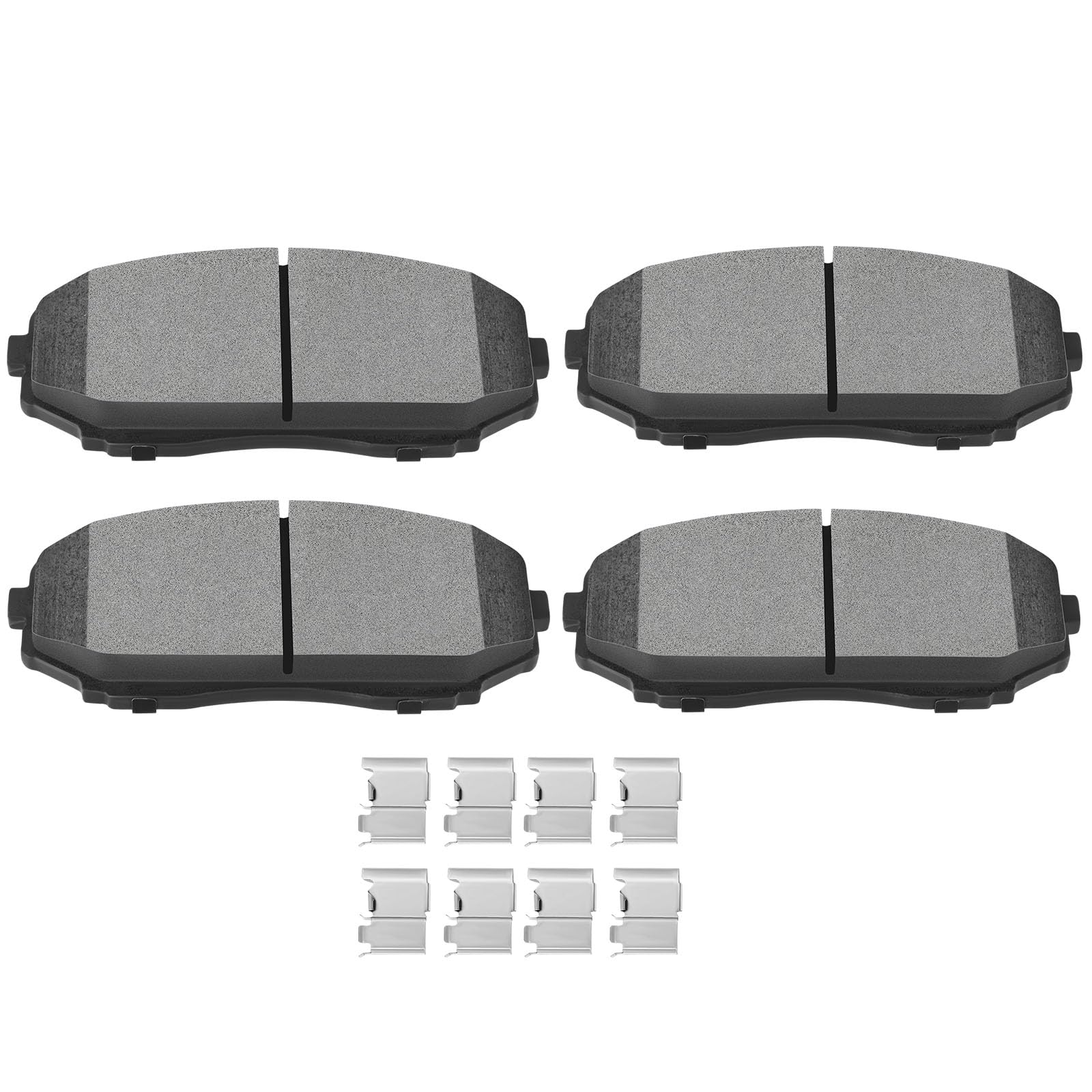 Scitoo D1258 Ceramic Brake Pads Sets - Front Replacement For Ford Edge 2007-2015, Lincoln Mkx 2007-2015, Mazda Cx-5 2019-2021, C