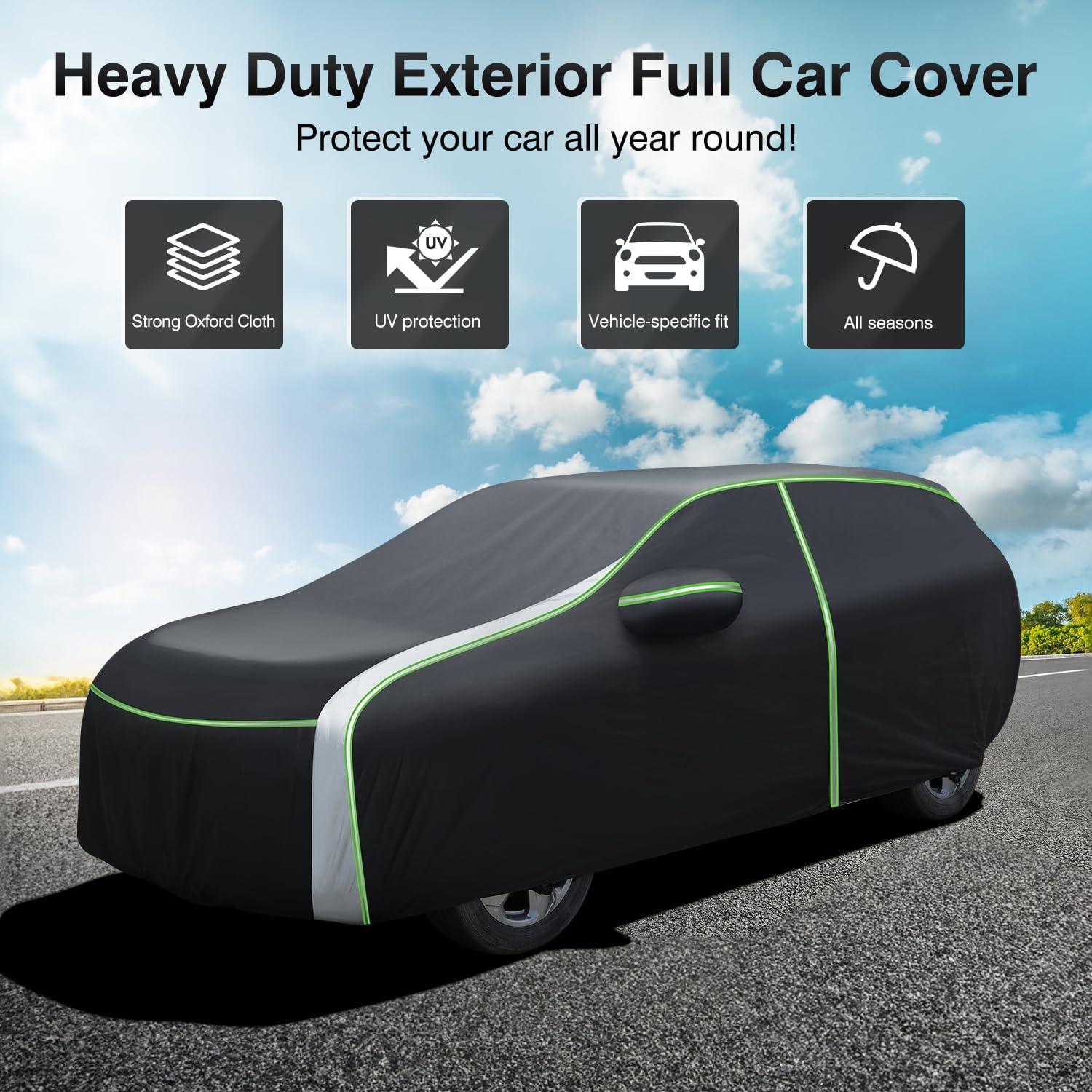 Cartist Full Car Cover Fits For Jeep Grand Cherokee 1993-2024 2025 All Weather Car Covers Outdoor For Grand Cherokee Suv Waterpr