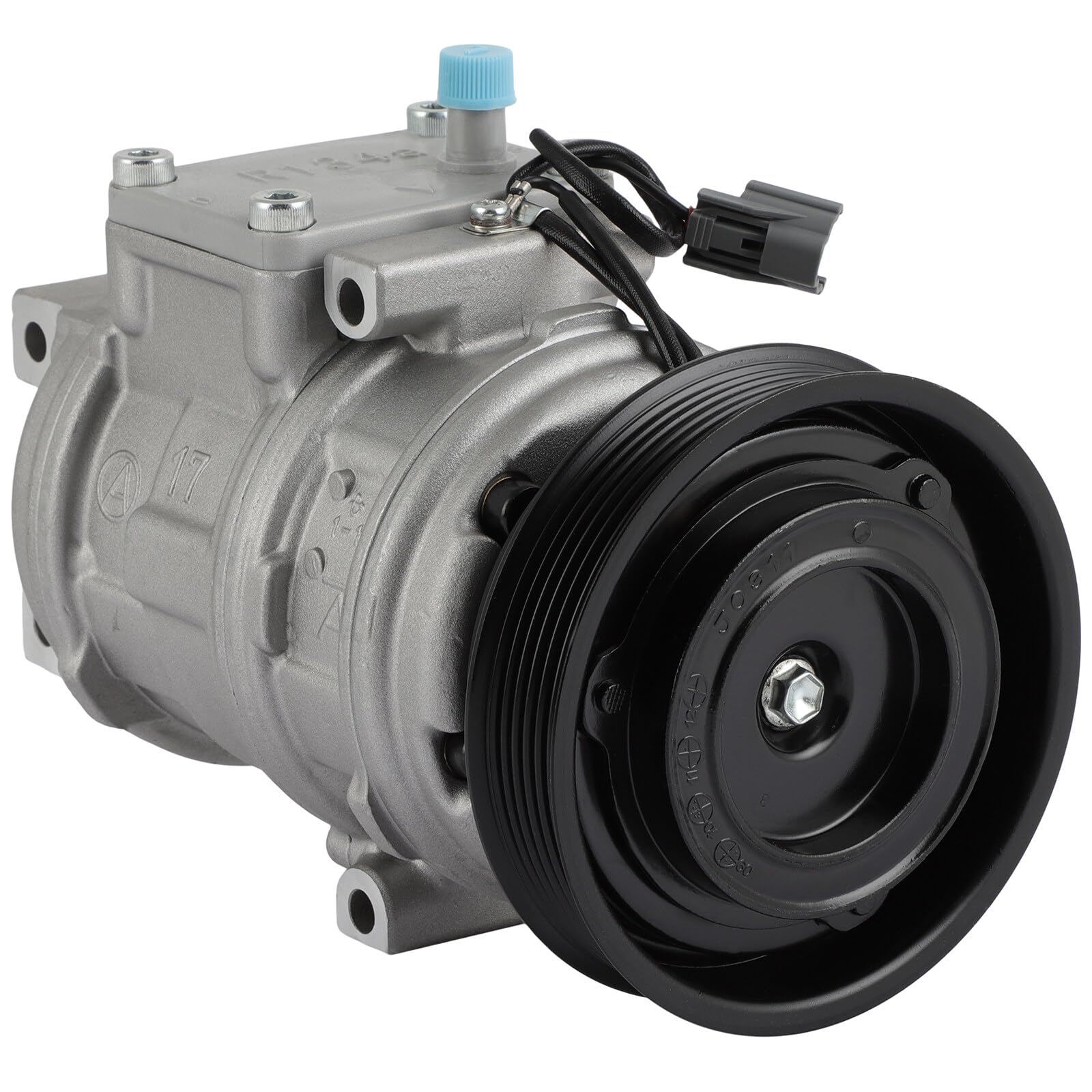 CCIYU A/C Compressor With Clutch Compatible with Honda Accord 3.0L for1998 1999 2000 Air Conditioning Compressor for 77341 A/C A