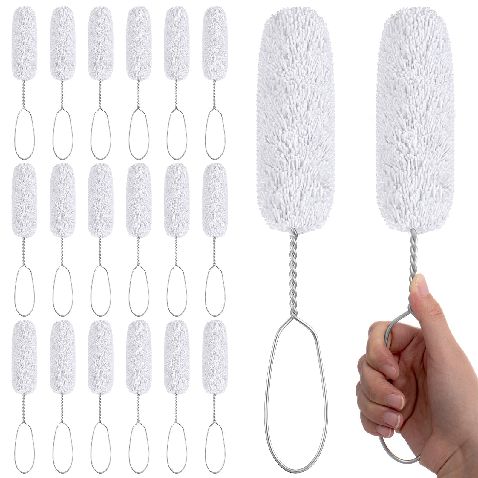 Teenyyou 20 Pack Tire Lube Brush Applicator Swabs 11.8 Inches Extra Long Handle Tire Lubricant Applicator for Changing Tires