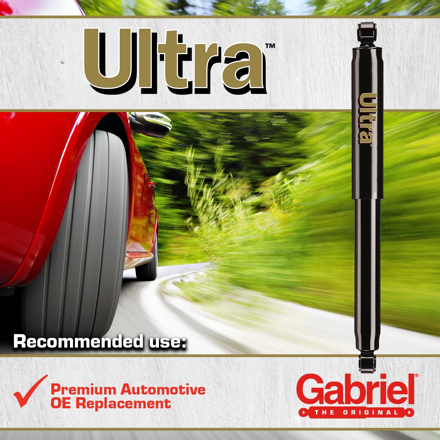 Gabriel 69715 Ultra Rear Shock Absorbers For 84-87 Chevrolet Corvette (1 Pack)