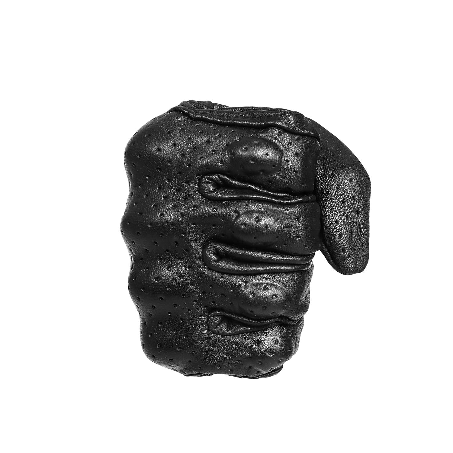 Full Finger Goat Skin Leather Touch Screen Motorcycle Gloves Men/Women S,M,L,Xl,Xxl (Perforated, Xxl)