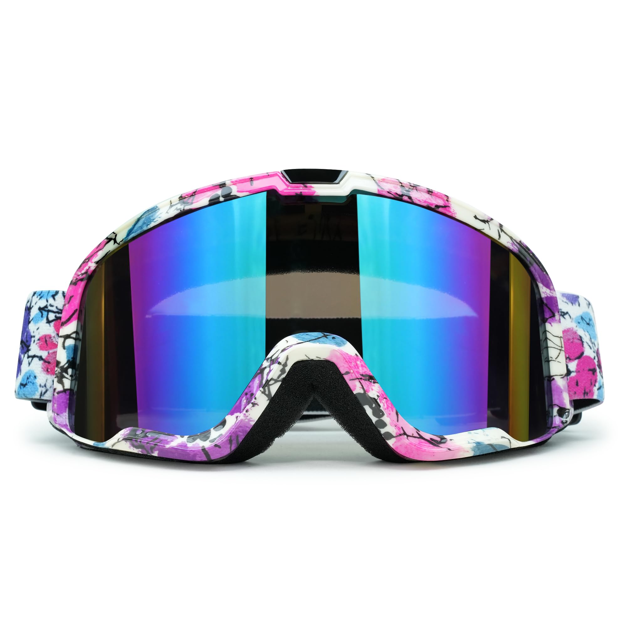 LMAVAG ATV Goggles Dirt Bike Goggles Motorcycle Goggles for Men Women Motocorss Riding Racing Goggles Offroad MX Goggles UV400 A