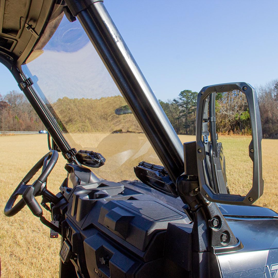 Seizmik Embark Utv Side View Mirror Set For Models With Polaris Pro-Fit And Can-Am Profiled Rops  Abs  Compatible With Select Po