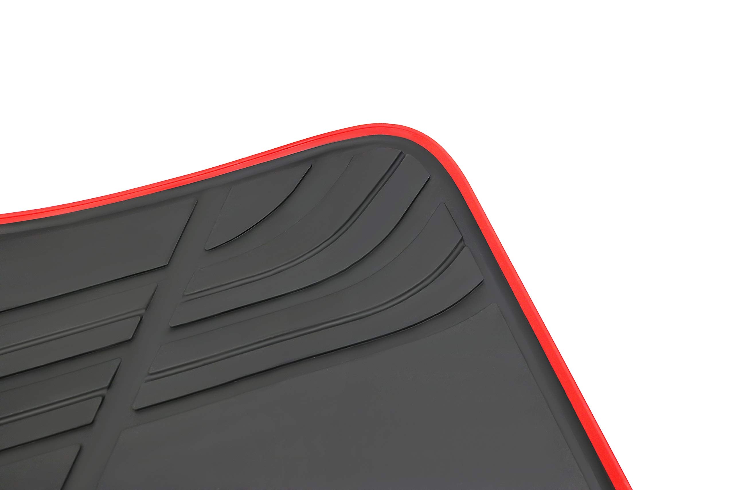 San Auto Car Floor Mats For Bmw X1 U11(2016-2024) 2At U06(2015-2024) X2(2018-2022) F48 F45 F39 Custom Fit Black And Red Rubber A