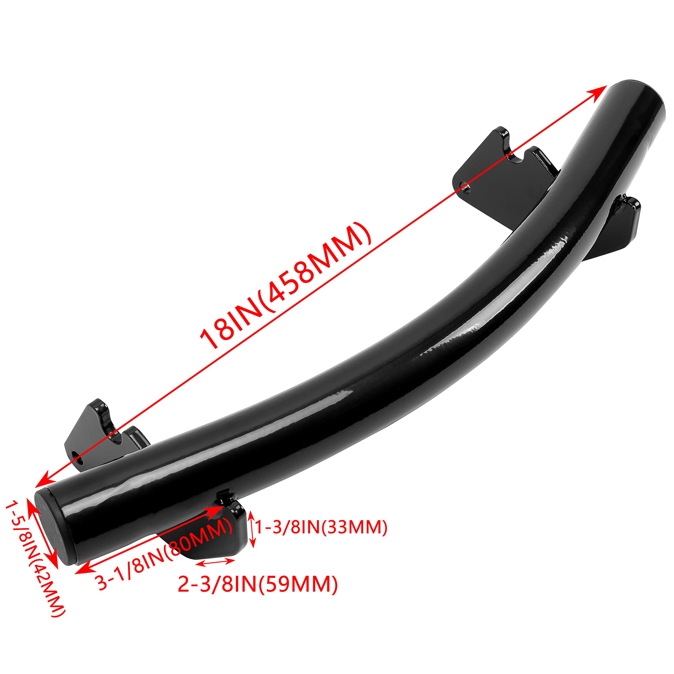 ECOTRIC Front Bumper Guard Protector Compatible with John Deere X300, X304, X310, X320, X324, X350, X360, X300R, X500, X520, X53