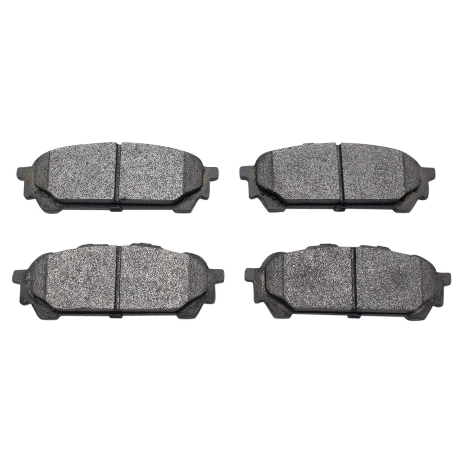 Trq Rear Brake Pad & Rotor Kit Brake Pads Brake Rotor Semi-Metallic Compatible With 2005-2006 Saab 9-2X 2004-2008 Subaru Foreste