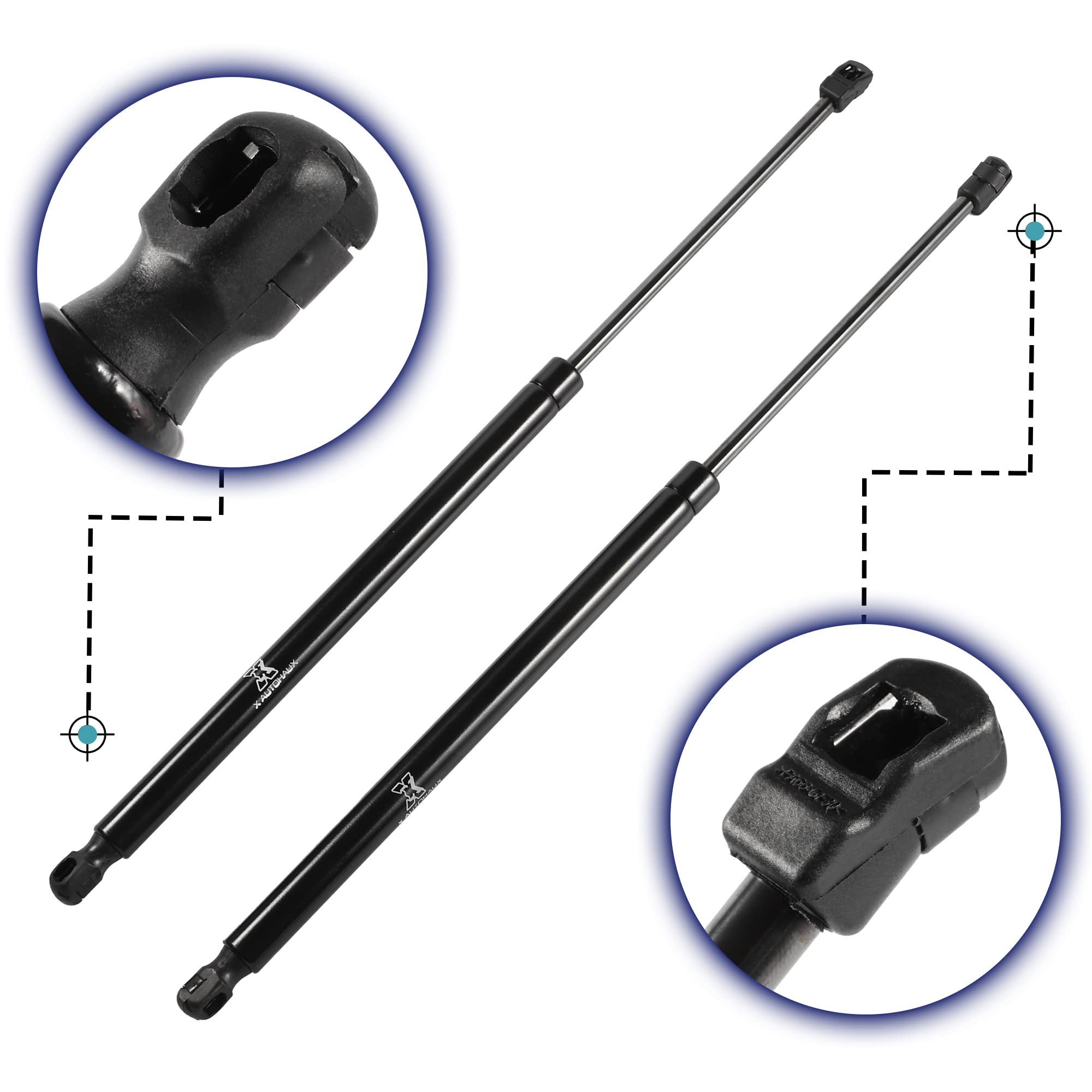 X Autohaux 2Pcs Rear Hatch Liftgate Gas Lift Supports Gas Struts Shocks 81770-D7000 For Hyundai Tucson 2016-2020