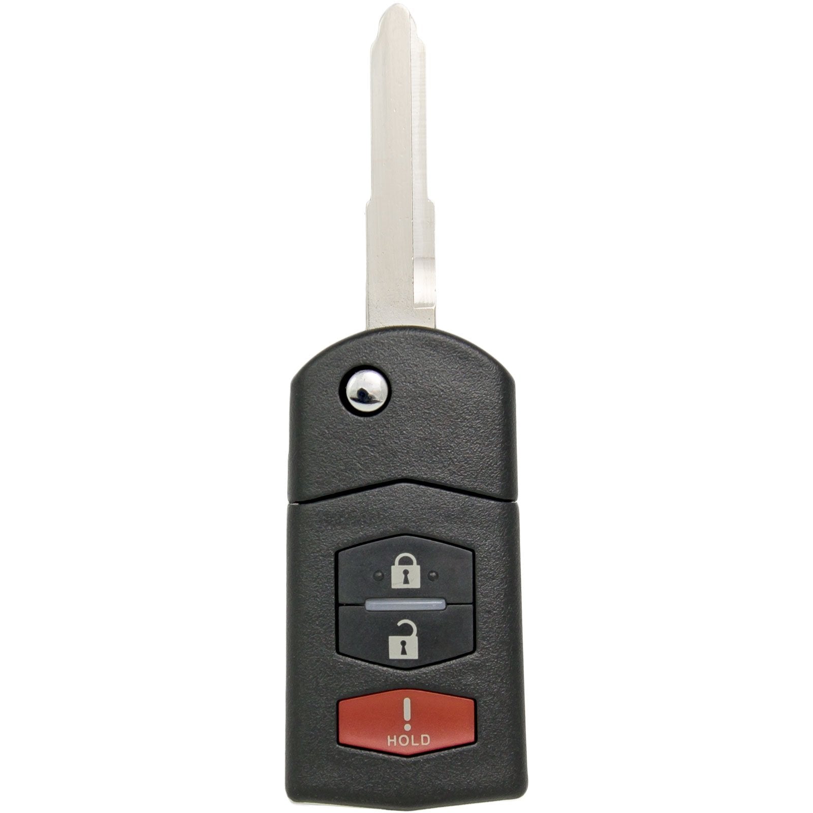 Keyless2Go Replacement for New Keyless Entry 3 Button Remote Flip Key Fob for Mazda 5 2 CX-7 CX-9 BGBX1T478SKE125-01