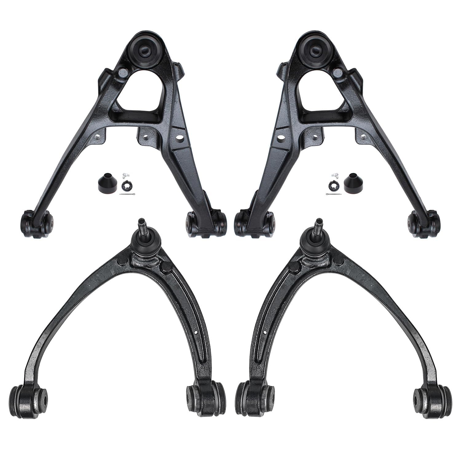 Detroit Axle - Front Control Arms for 2007-2015 Chevy Silverado 1500 GMC Sierra Suburban Yukon XL 1500 Tahoe Avalanche Cadillac 