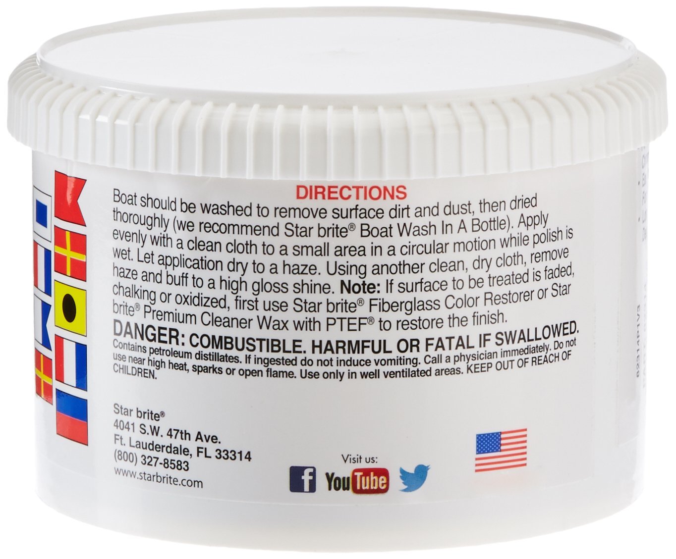 Star Brite Presoftened Paste Wax - 14 Oz (082314)