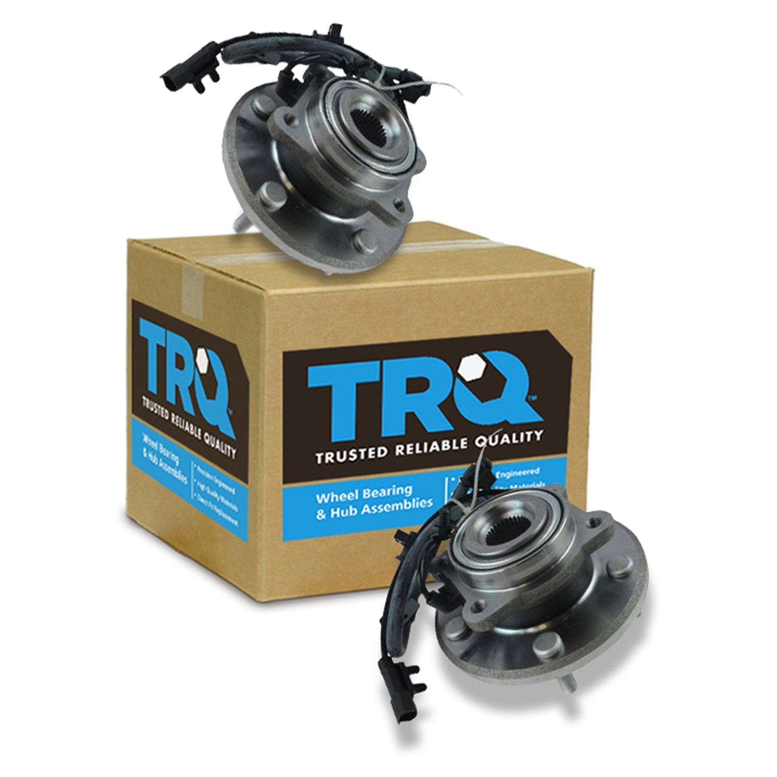 Trq Rear Wheel Hub Bearings Assembly Set Compatible With 2009-2020 Dodge Journey