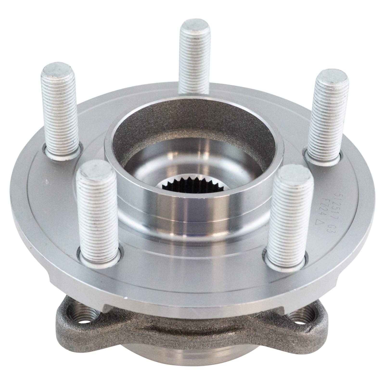 Trq Rear Left Right Wheel Hub Bearing Assembly Driver Passenger Side Compatible With 2017-2018 Ford Gt 2015-2023 Mustang