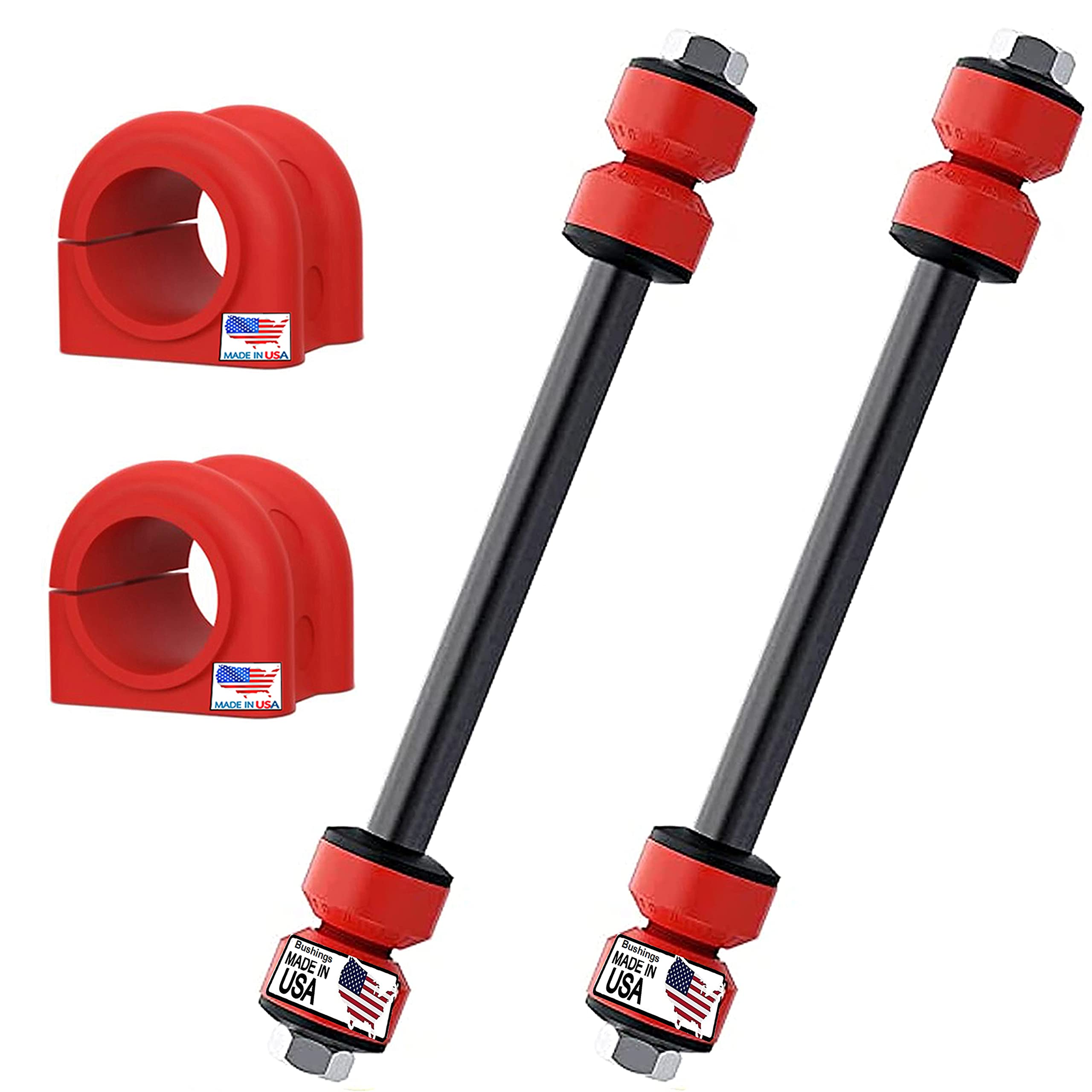Suspension Dudes Pair Front Sway Bar Stabilizer Links Mountaineer Pickup Explorer Ranger Ram, Bushings Made In Usa K700542 K7275