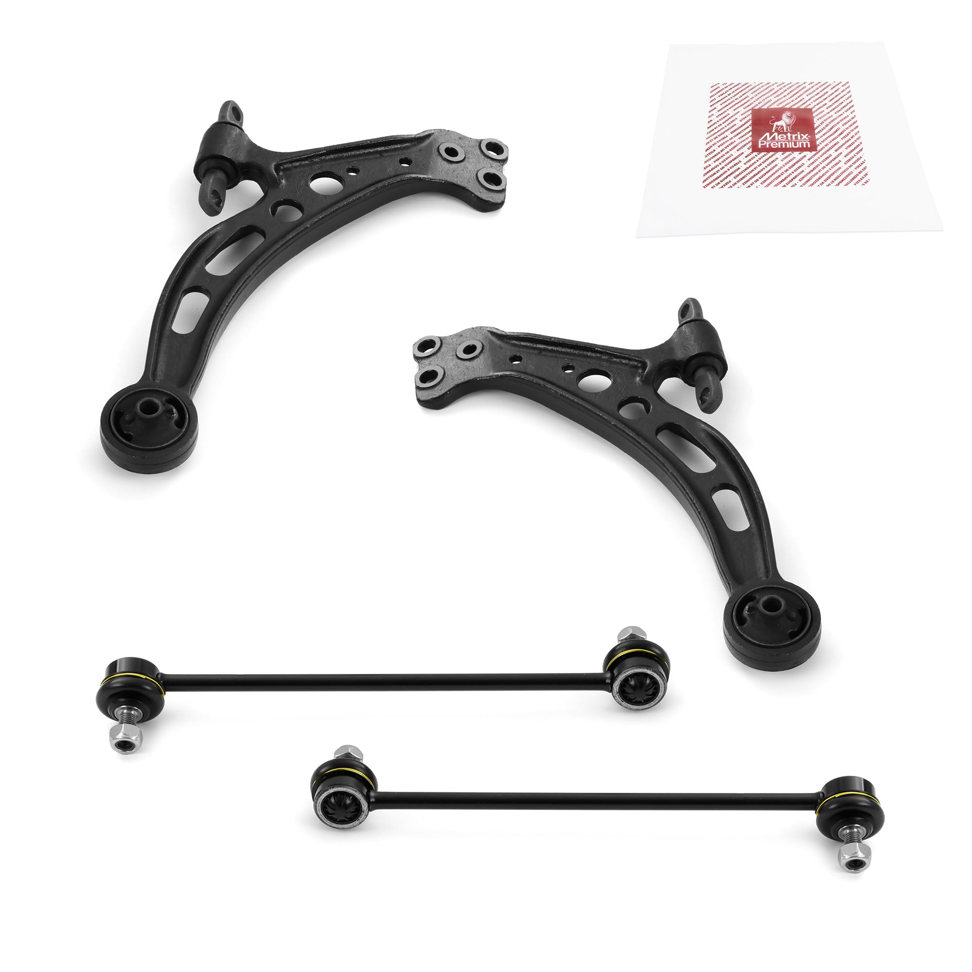 Metrix Premium Chassis Parts - 4 Pc Front L/R Lower Control Arm & Front L/R Sway Bar Stabilizer End Link Kit Fits 1999-2003 Lexu