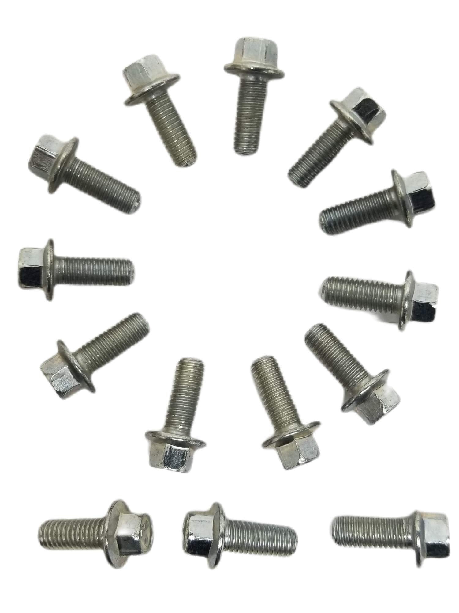 Z Whip Metric 14pc Differential Cover Bolt Kit M8-1.25x20MM Flange Bolts Compatible With 1998-Current Chevrolet GMC Silverado Si