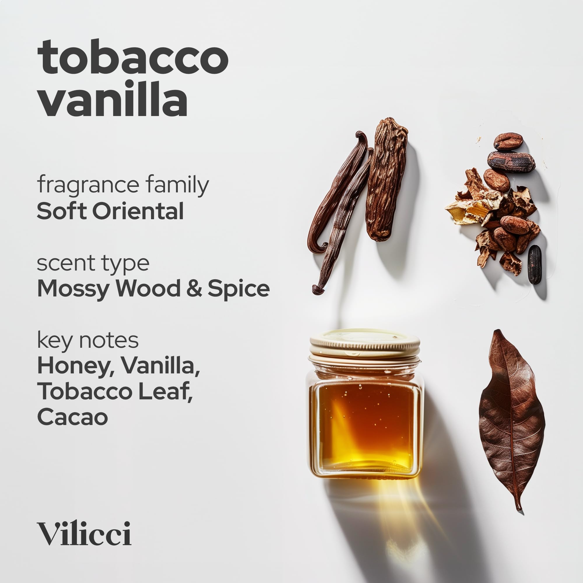 Vilicci Car Air Freshener - Long Lasting Tobacco Vanilla Scent Perfume For A Refreshing Drive | Auto Air Freshener, Eliminates U