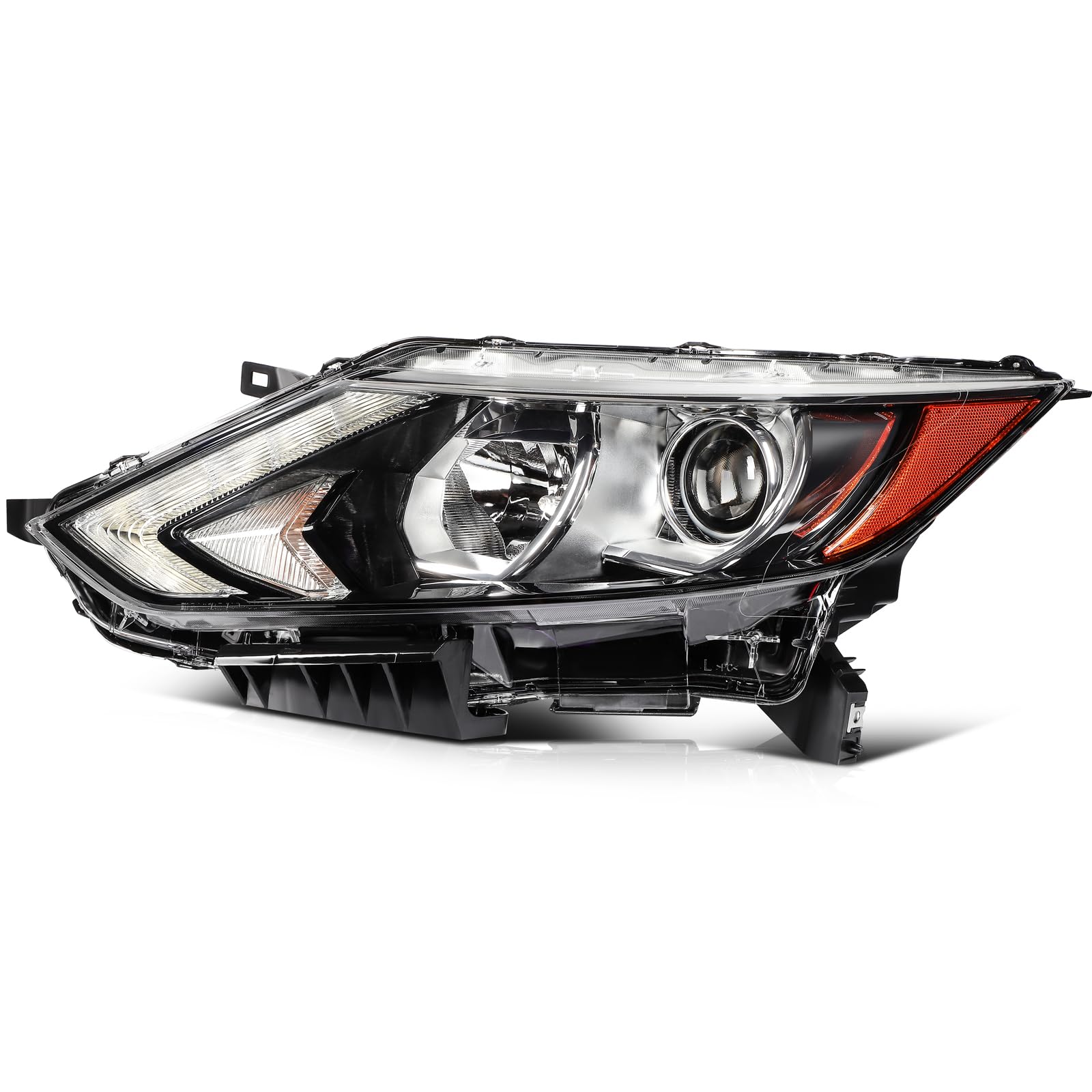 OCPTY Headlight Assembly Replacement for 2017-2019 for Nissan Rogue Sport/QASHQAI Bulbs Not Included 260606MA0A NI2502258