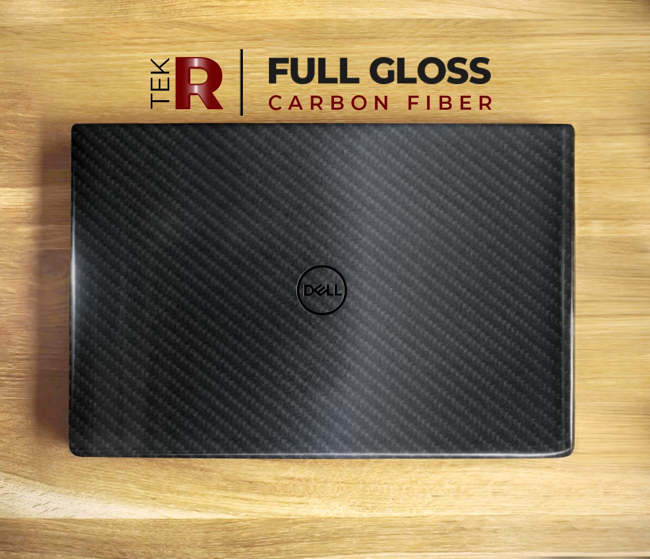 VViViD High Gloss Black Carbon Fiber Vinyl Wrap 2ft x 5ft - Cast Vinyl, Realistic 3D Look, Model BlackTechArt2VD8