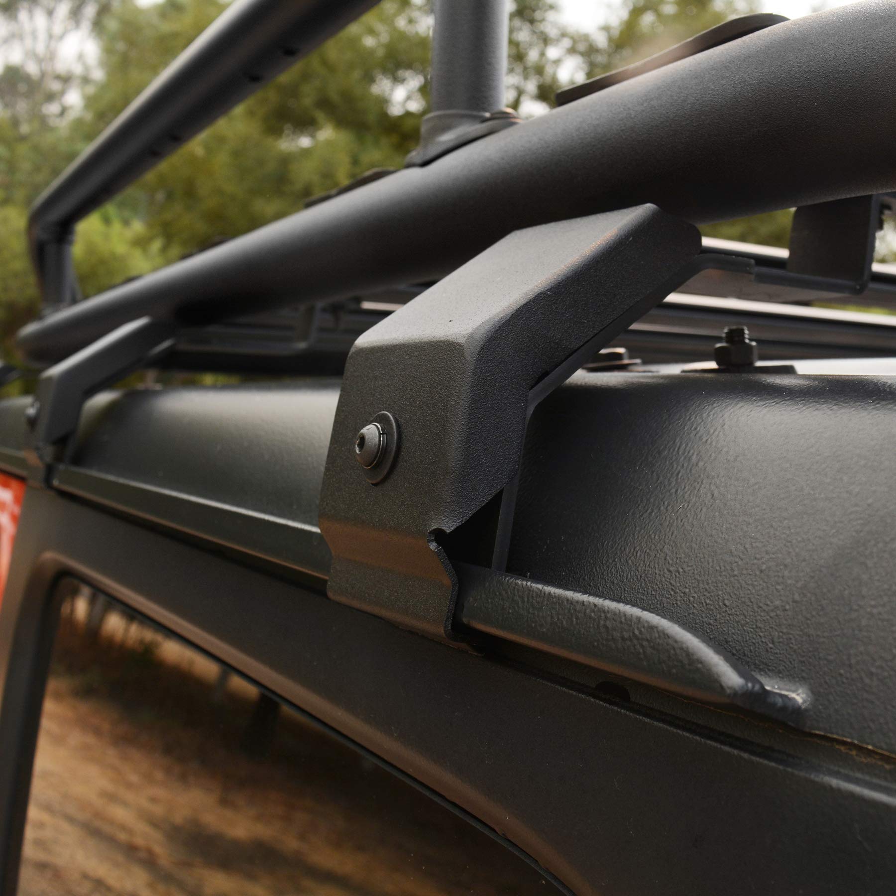 Go Rhino 5910011T Srm Rack Mounting Kit - Gutter Mount - 6 Pcs For Jeep 18-24 Wrangler (Sport Utility)