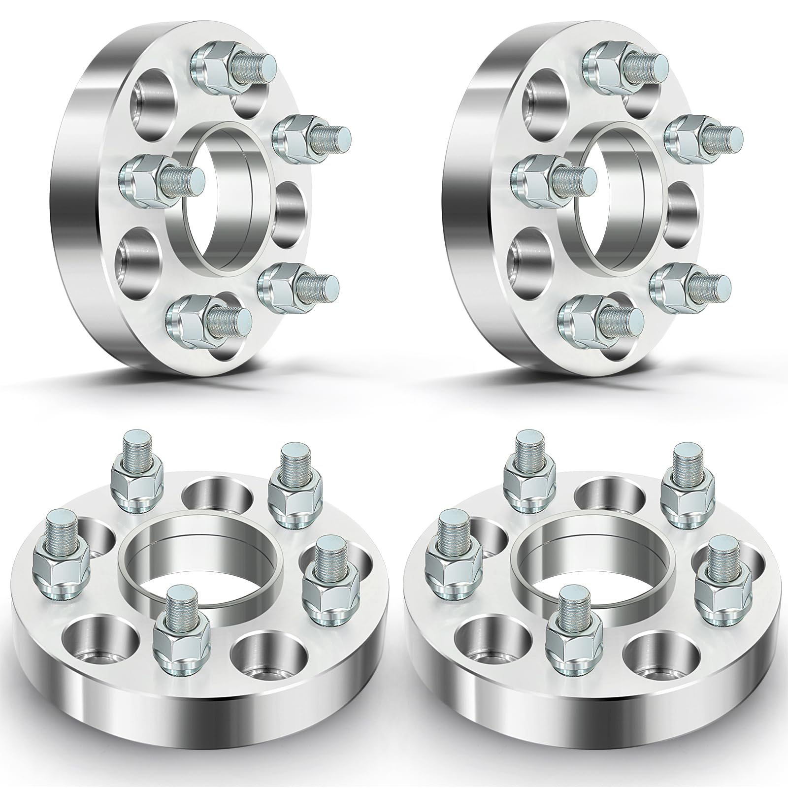 OCPTY 5x110 to 5x110 Wheel Spacers for 200 for 500X for Cherokee for Dart for Renegade 1 inch 12x1.25 Studs 65.1mm Hub Bore Forg