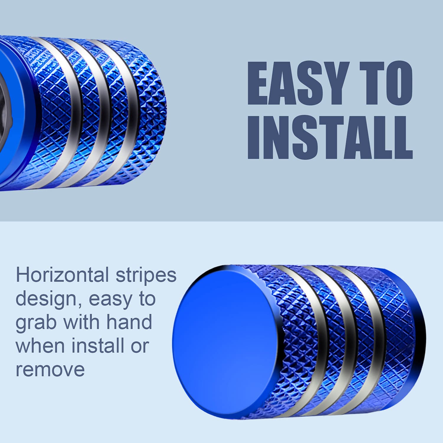 Tire Valve Stem Cap Cover - (12 Pack) Tire Air Caps Metal With Plastic Liner Corrosion Resistant Leak-Proof For Car Truck Motorcycle Suv And Bike