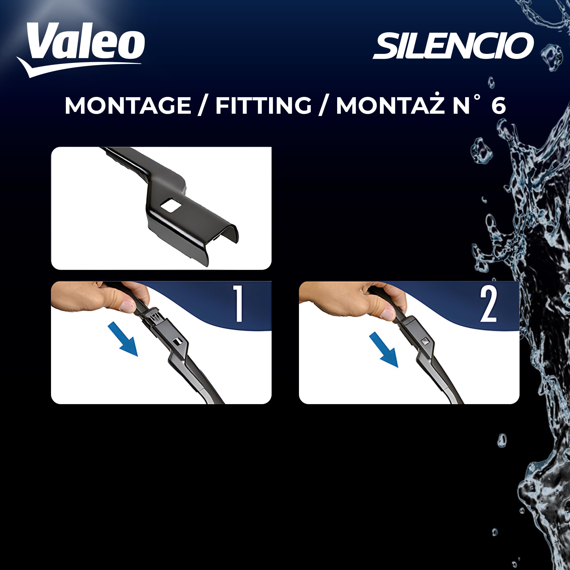 Valeo 574301 (Vm300) Silencio X-Trm Wiper Blade Set - 21''/19'' (Pack Of 2)