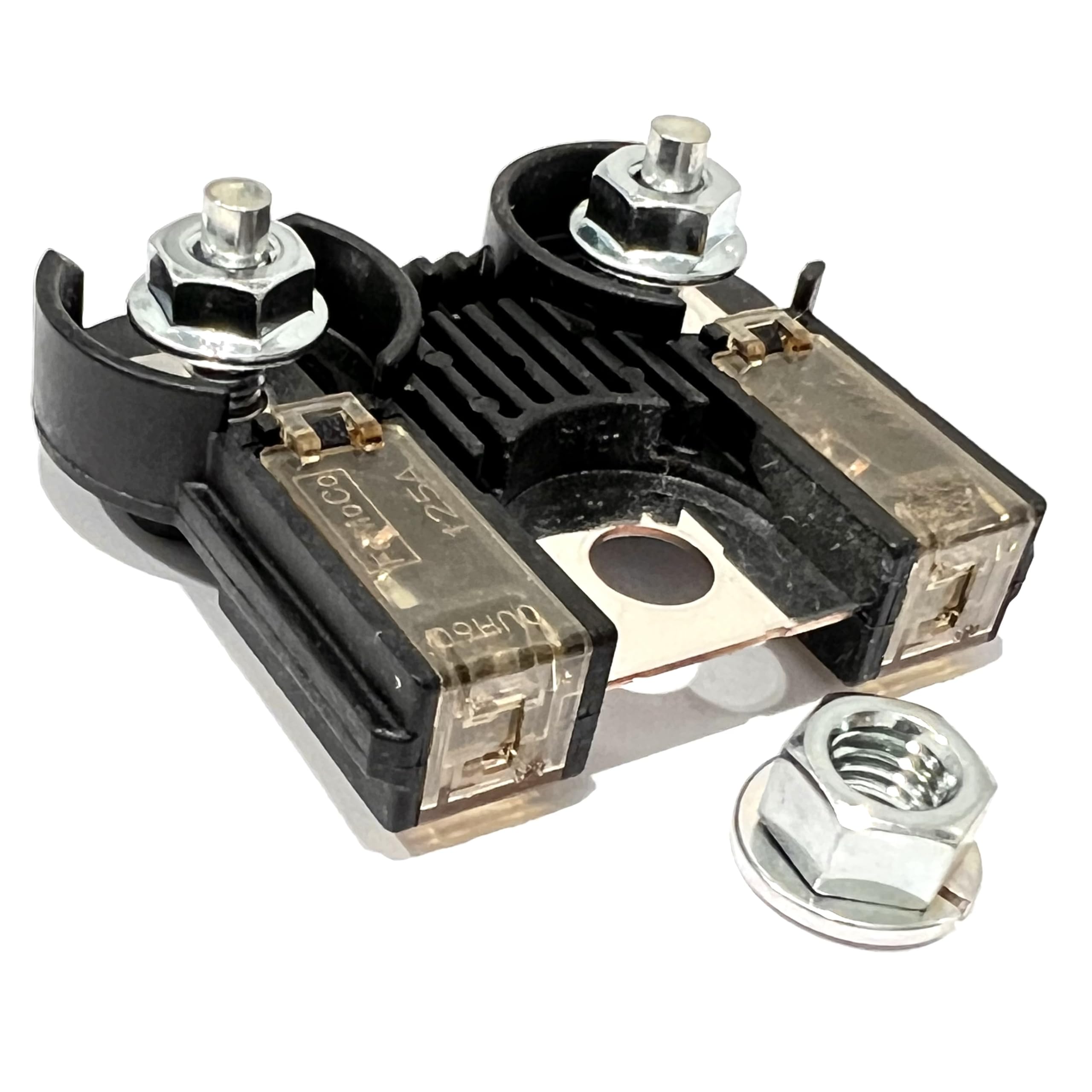 EAPP 250Amp/125Amp Battery Fuselink Fuse for F-150/F-250 - Includes Positive & Negative Terminals, Durable Plastic Construction