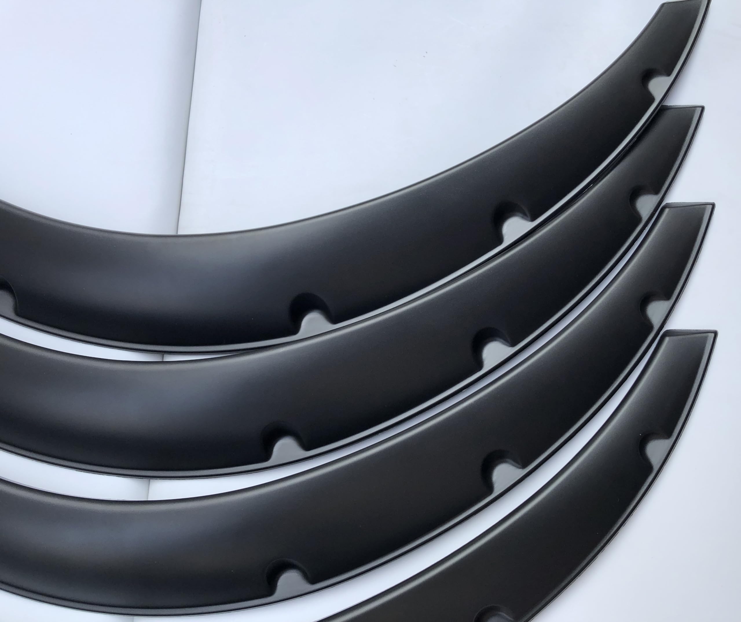 4Pcs 3.1''/80mm Universal Car Wheel Fender Flares Durable Polyurethane Extra Wide Auto Car Body Kit