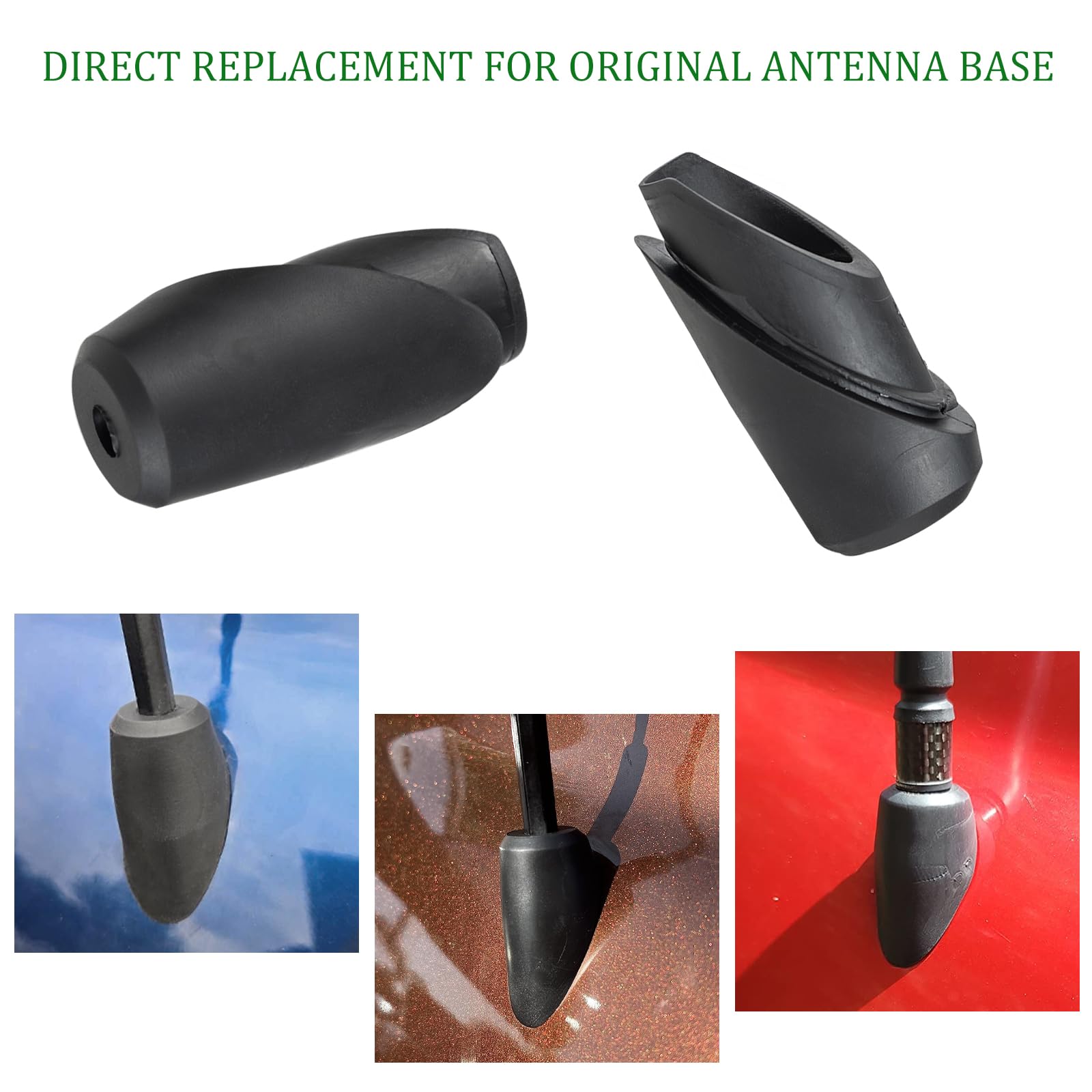 Jdmcar Antenna Ornament Replacement For Toyota Tundra Accessories 2014-2021, 86392-0C030 Tundra Manual Radio Antenna Mounted Bas
