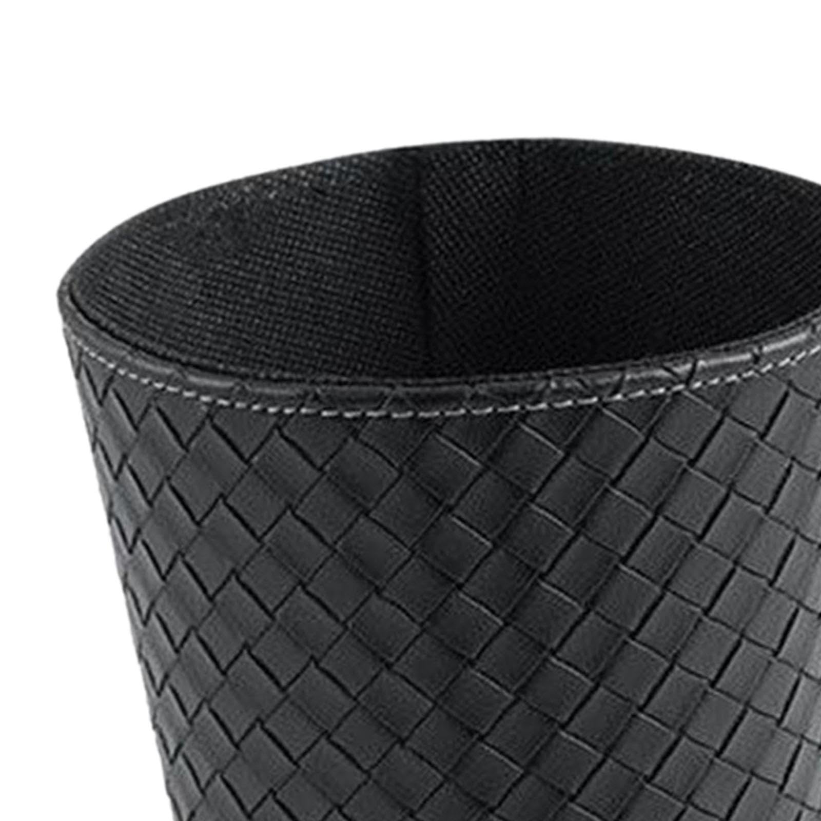 SECRET DESIRE Car Trash Can Multipurpose Portable Waterproof Universal Leakproof Trash Bin Black