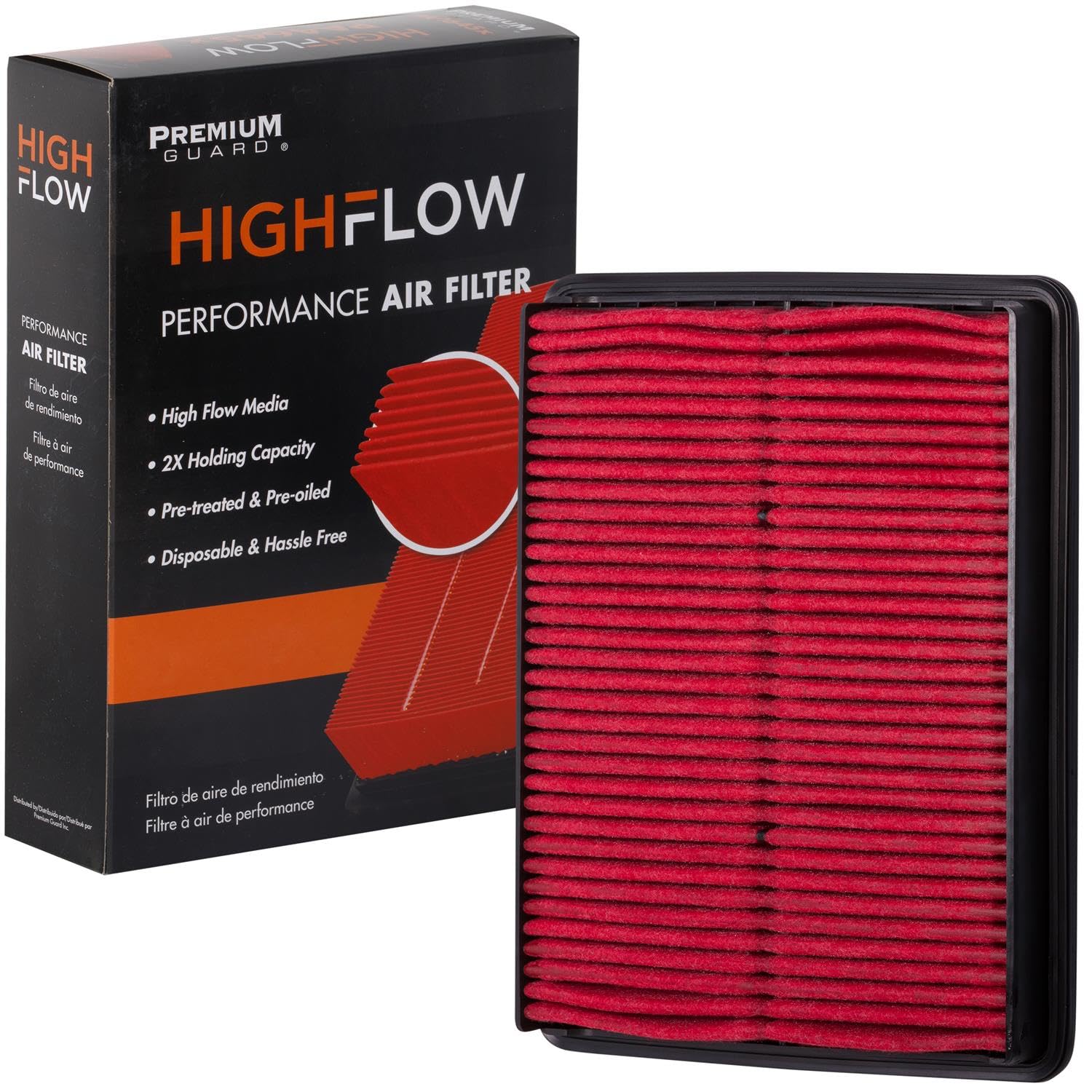 Highflow High Performance, Pre-Oiled Disposable Engine Air Filter Pa6320X | Fits 2013-2016 Hyundai Santa Fe Sport, 2013-2018 San