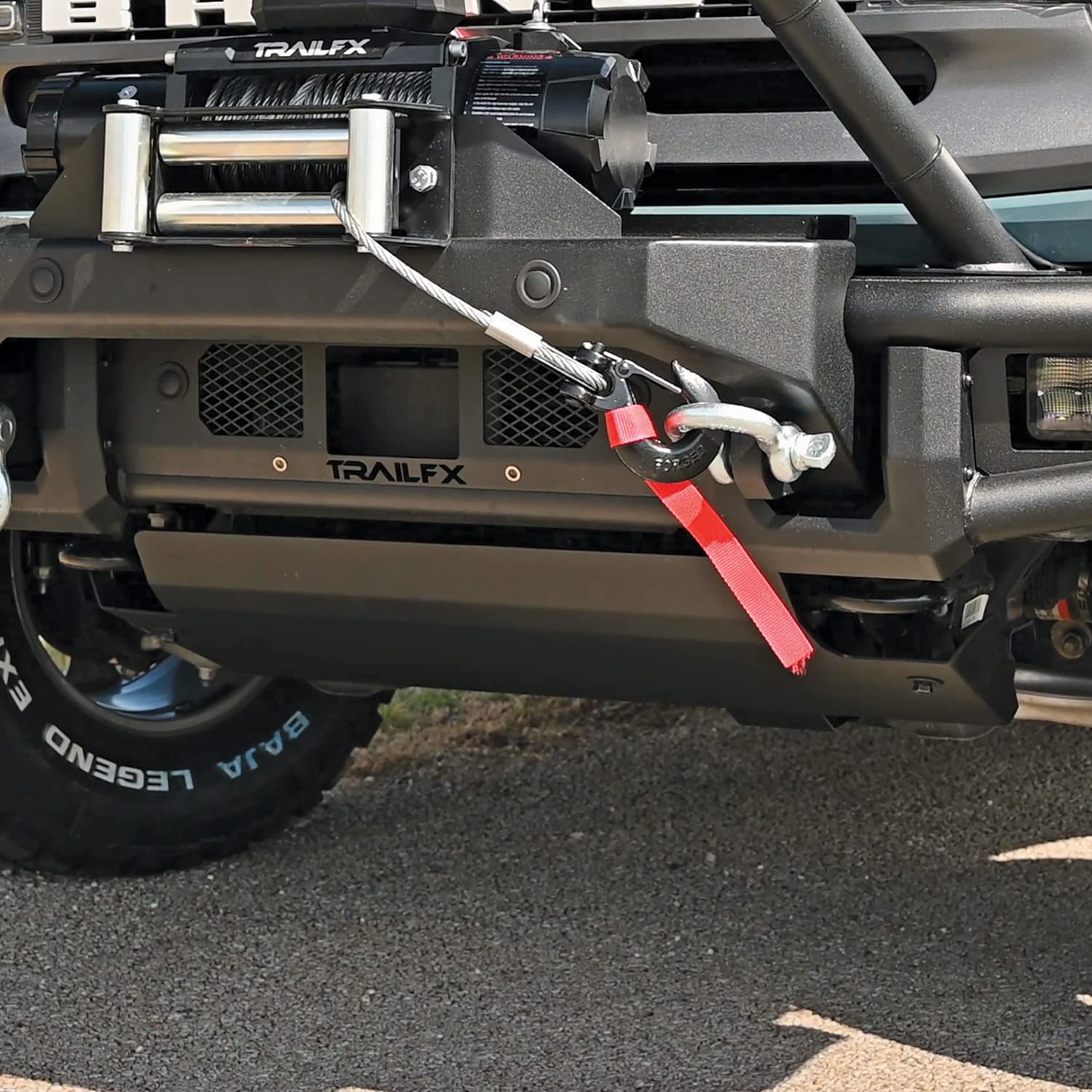 Trailfx Bronco Front Bumper Skid Plate