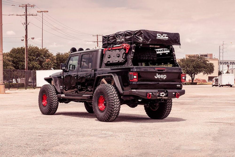 Road Armor 518Stp4B Running Board Fits Jeep Wrangler