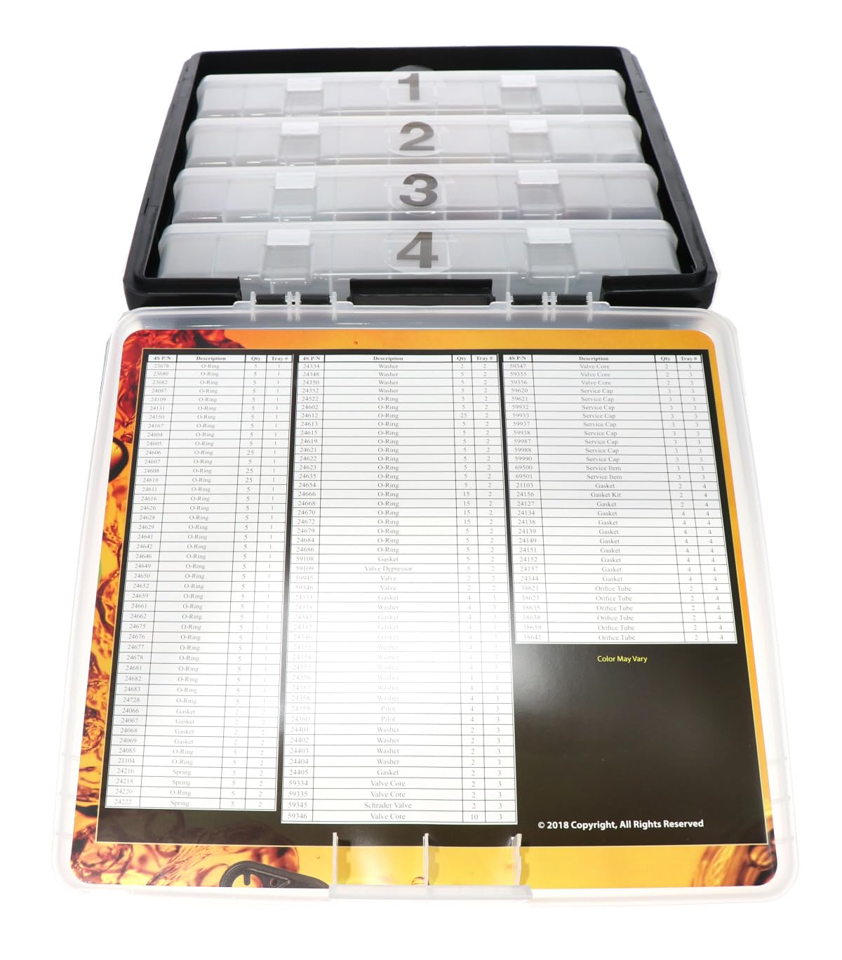Four Seasons Air Conditioning Service Parts Kit - Model 24813, Rubber Material, Essential Components for Efficient Cooling