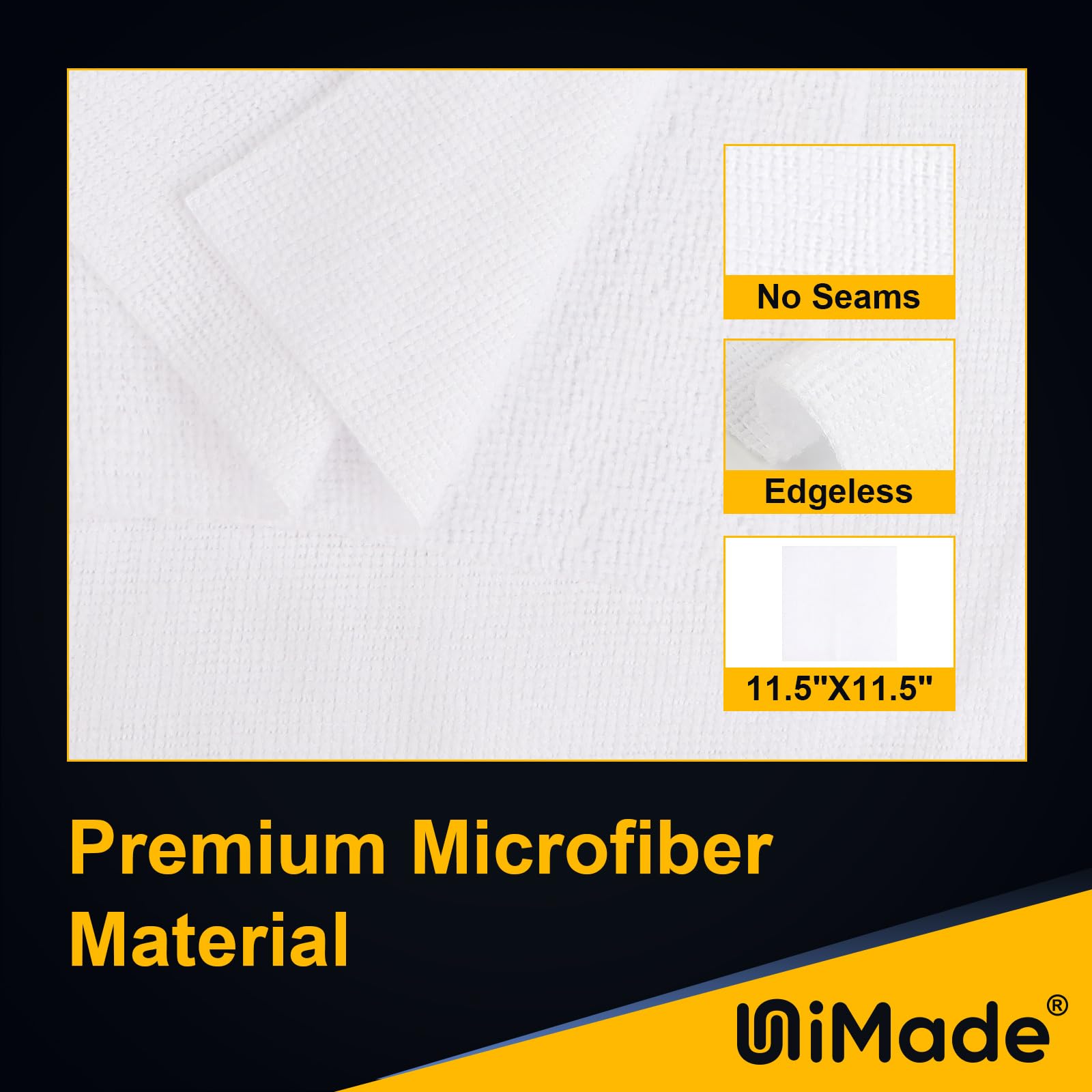 Unimade Microfiber Cleaning Cloths, 24 Pack Microfiber Towels For Cars Bulk Shop Towels Absorbent Car Cleaning Rags For Automoti
