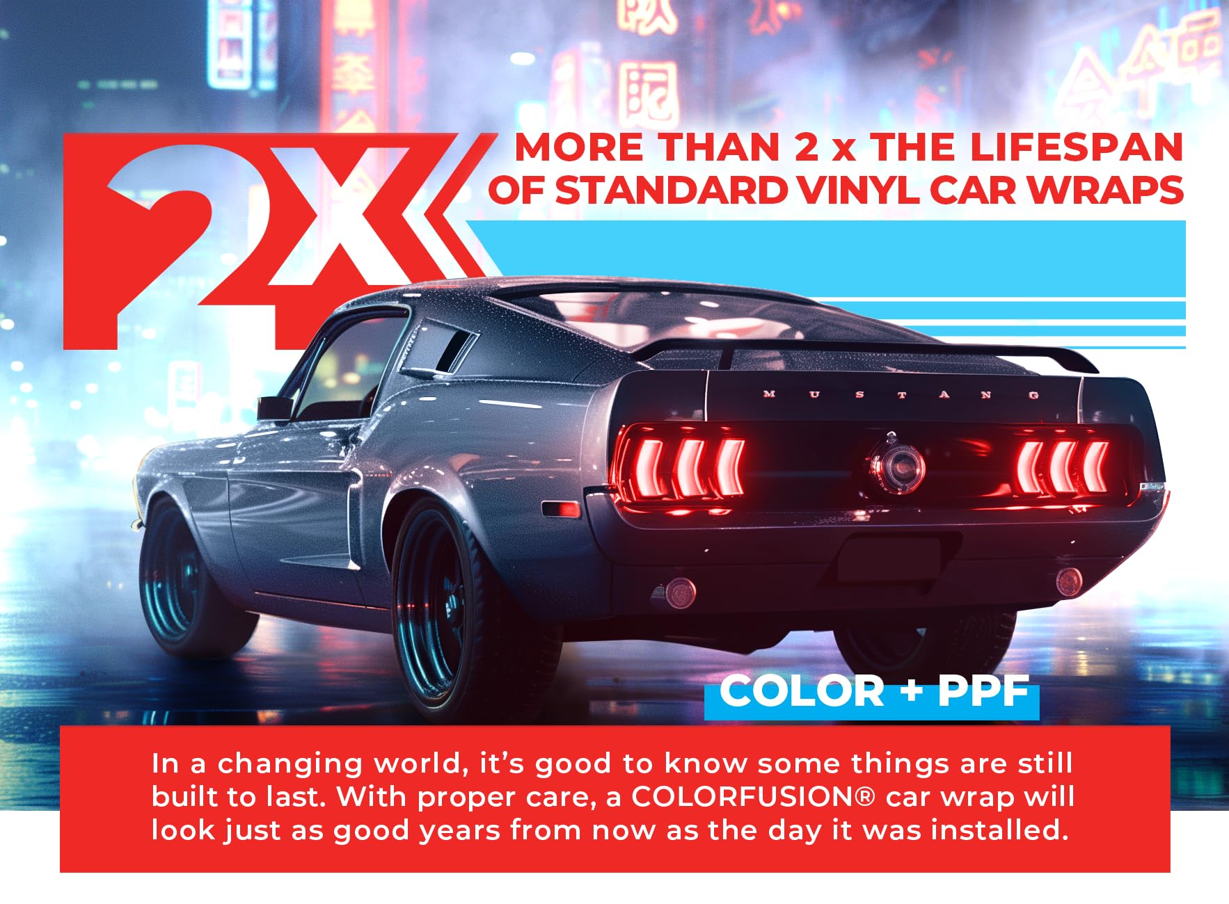 Colorfusion Ppf By Vvivid, Gloss China Blue Dry Apply Ppf Vinyl Car Wrap Roll 1Ft X 5Ft