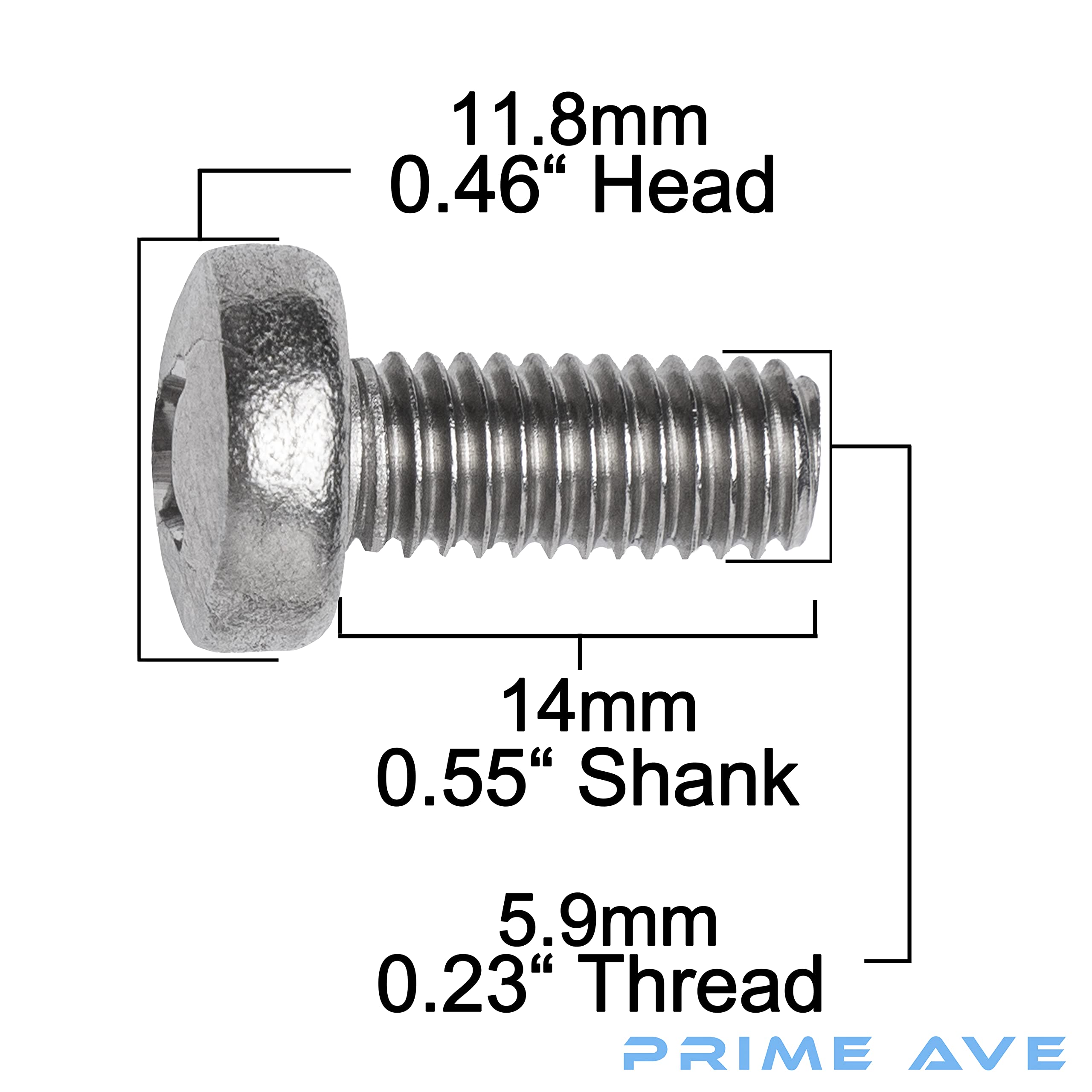 Prime Ave Stainless Steel License Plate Screws Compatible With Audi A3 A4 A5 A6 A7 A8 S3 S4 S5 S6 S7 S8 Rs3 Rs4 Rs5 Rs6 Rs7 Q3 Q4 Q5 Q7 Q8 Sq5 Sq7 Sq8 Rs Q8 Tt Tts Tt Rs R8 E-Tron (Extended Length)