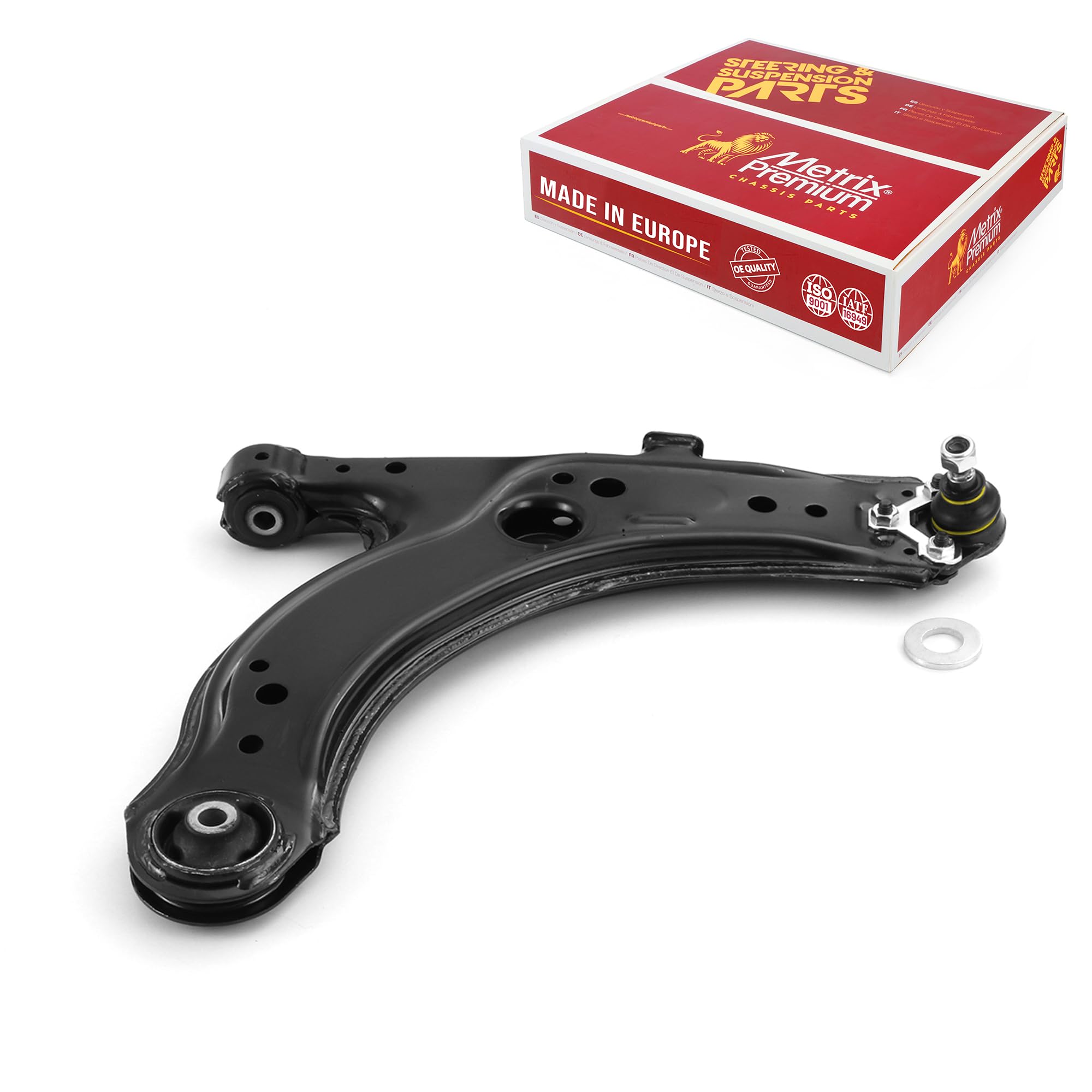 Metrix Premium Chassis Parts - Front Right Lower Control Arm And Ball Joint Assembly Fits 04-05 A3 (Mexico), 01-05 Seat Leon (Me