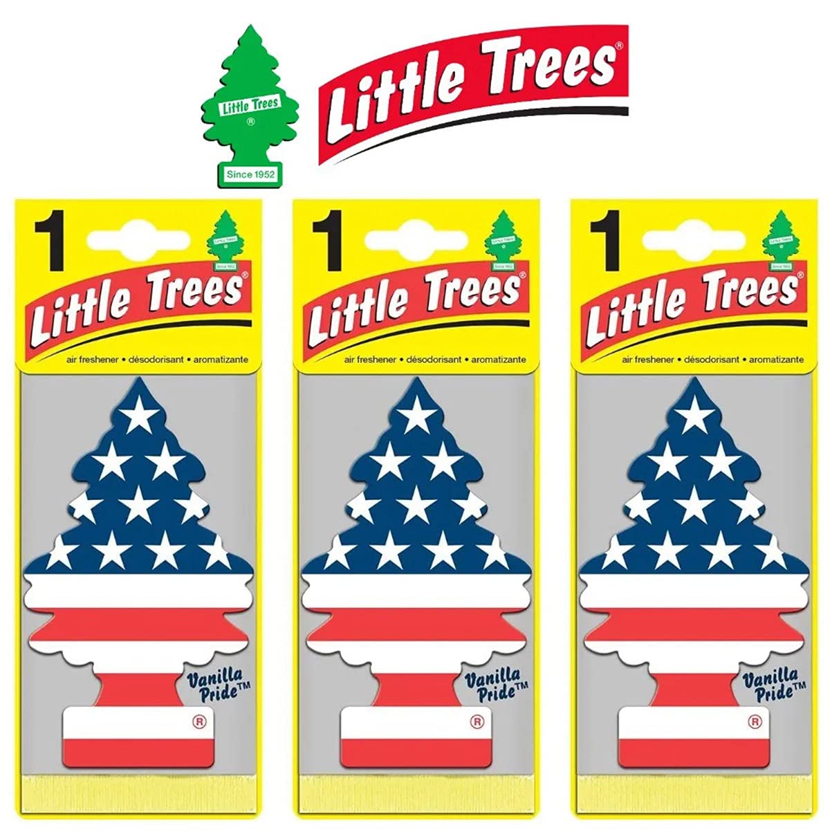 Little Trees Vanilla Pride 24 Pack Air Freshener