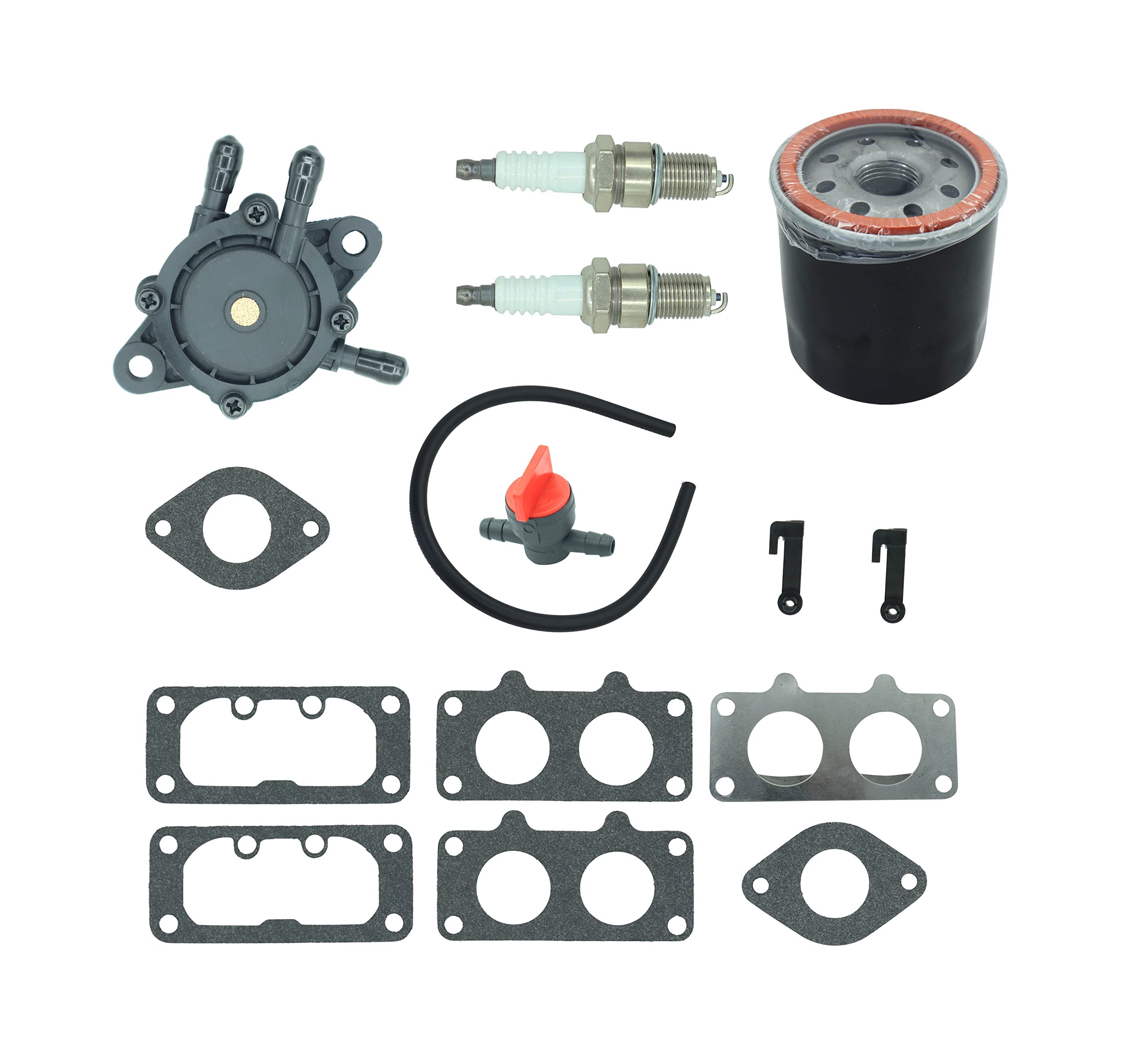 DABAZUALY Carburetor for Kawasaki FH641V/FH661V/FH721V, Model 15004-1010, Includes Oil Filter/Fuel Pump, 22 HP Engine
