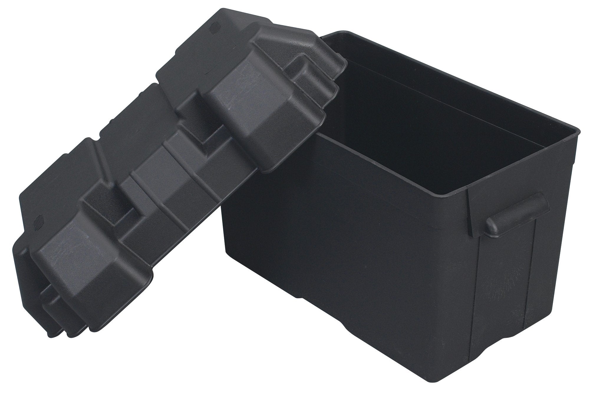 Moeller Marine Injection-Molded Marine Battery Box (One 27, 30 or 31-Series Battery, 13.44 x 7.75 x 10.5), Black (42214)