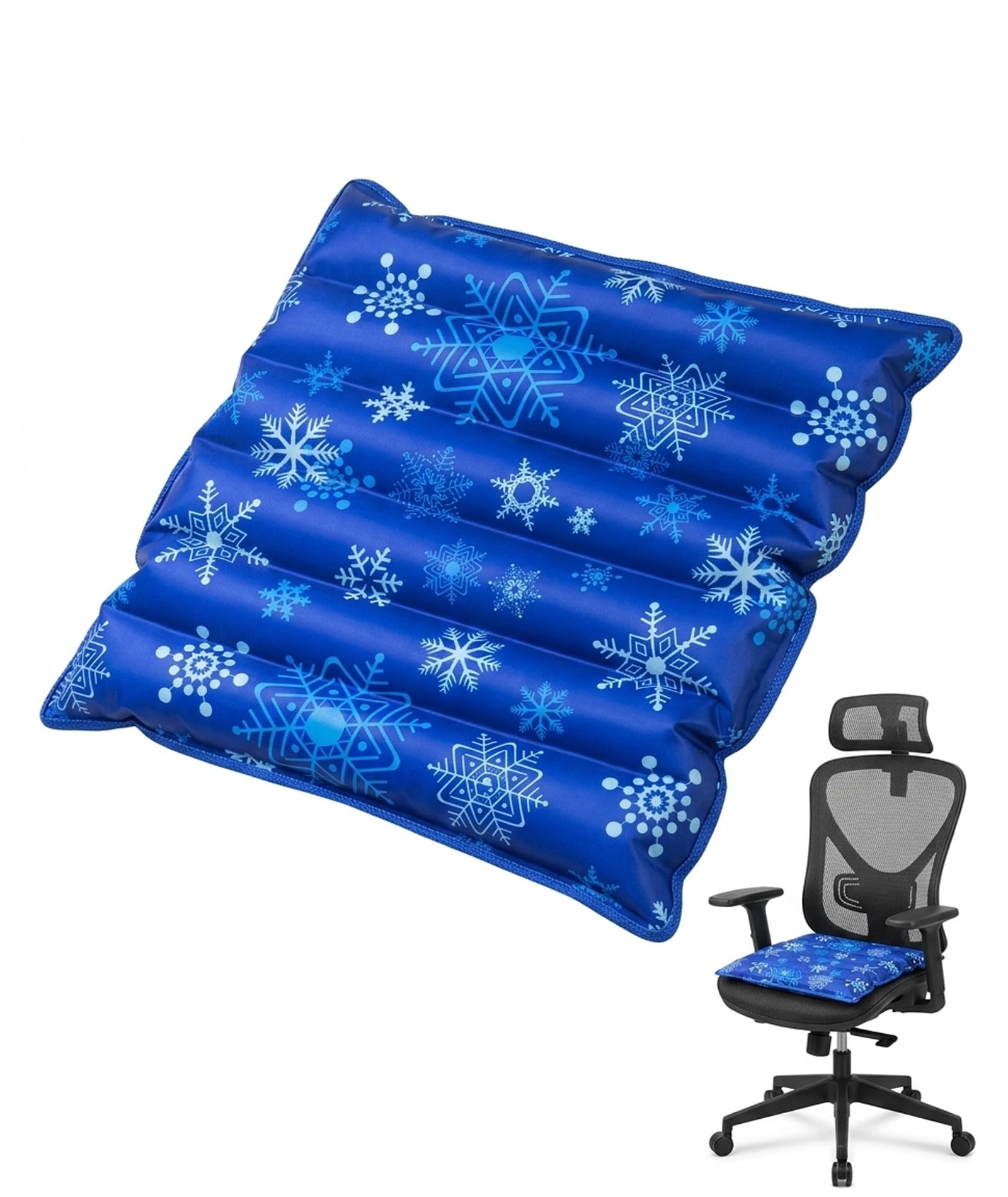 KSAIBINID Cushion Seat for Chair, Cooling Water Pad for Office Chair and Car Seat, Long Lasting Comfort for Extended Sitting, He