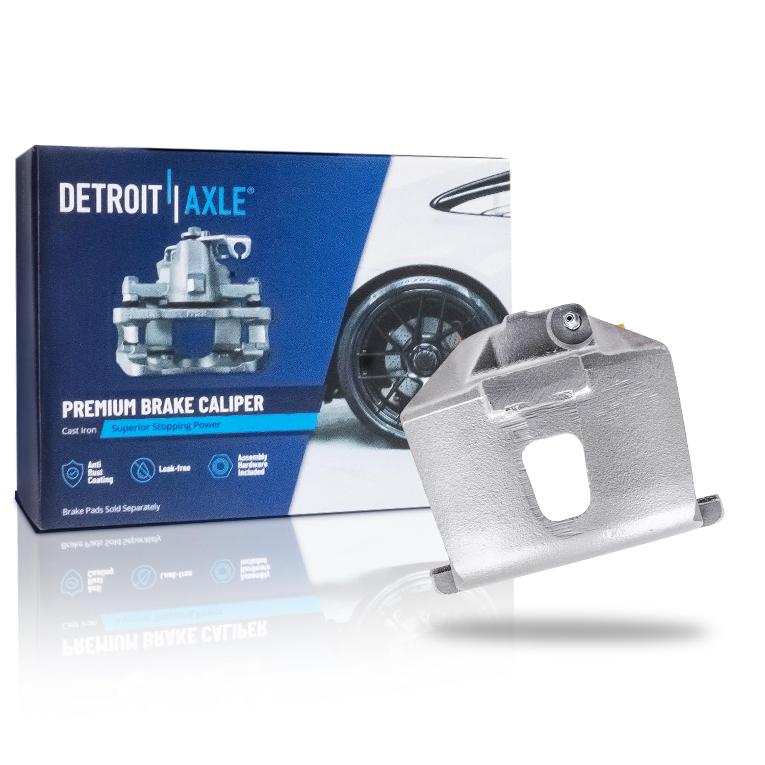 Detroit Axle - Front Right Brake Caliper for Chevrolet C3500 C30 G30 K30 P30 Dodge W250 W350 GMC C3500 C6000 P3500 V3500, Disc B