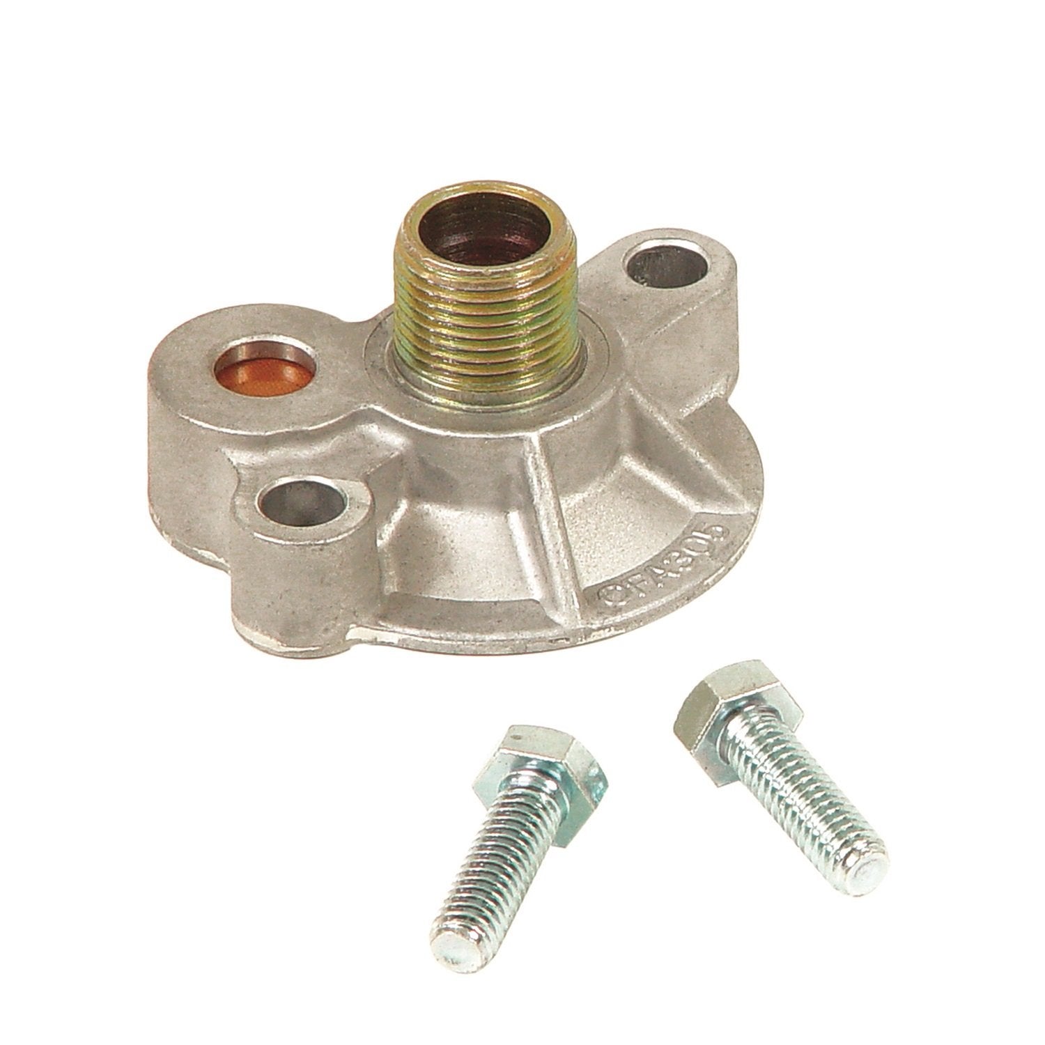 Mr. Gasket Oil Filter Adapter Kit Chev V8 68-86, Silver