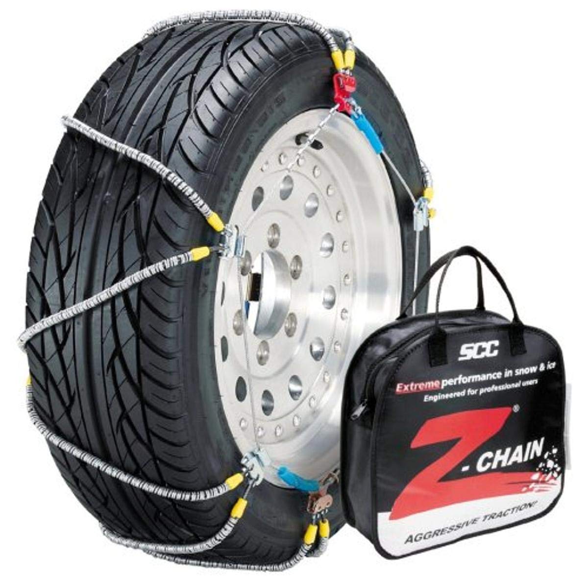 Scc Z-579 Z-Chain Extreme Performance Cable Tire Traction Chain - Set Of 2