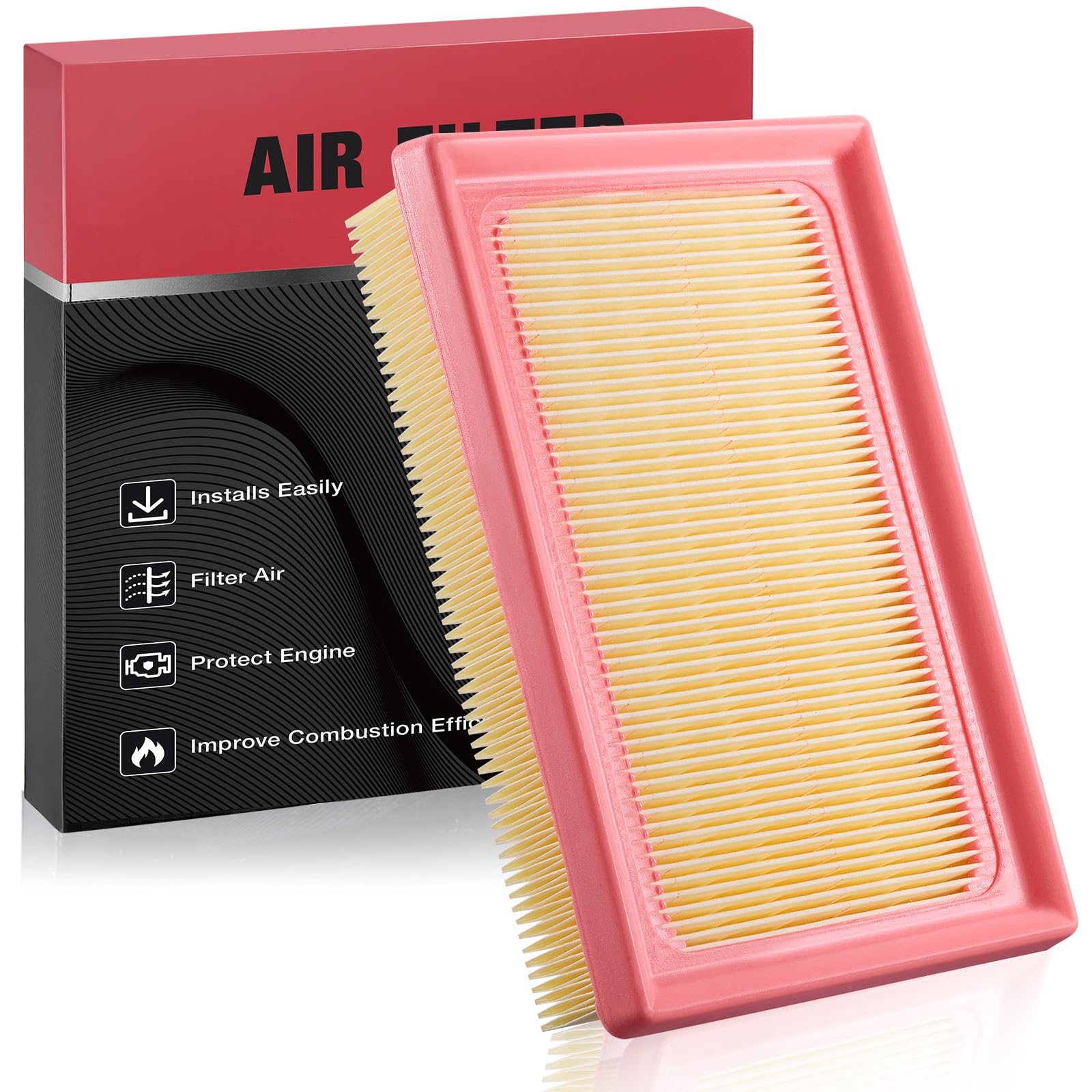 BDFHYK CA11426 Engine Air Filter Compatible with Toyota Corolla 2020-2022 1.8L (Hybrid Only), Prius 2016-2022, Prius C 2012-2021