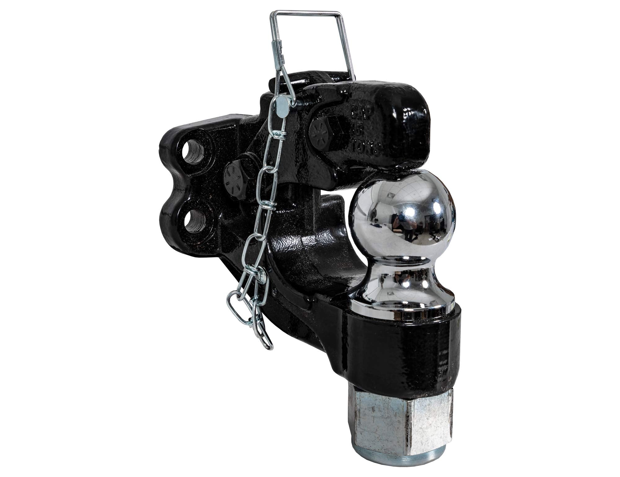 Buyers Products 15 Ton Combination Hitch, 2-5/16 Inch Ball, 30,000lbs MGTW W/ Either Ball Or Pintle Hook, Heavy Duty Towing Acce