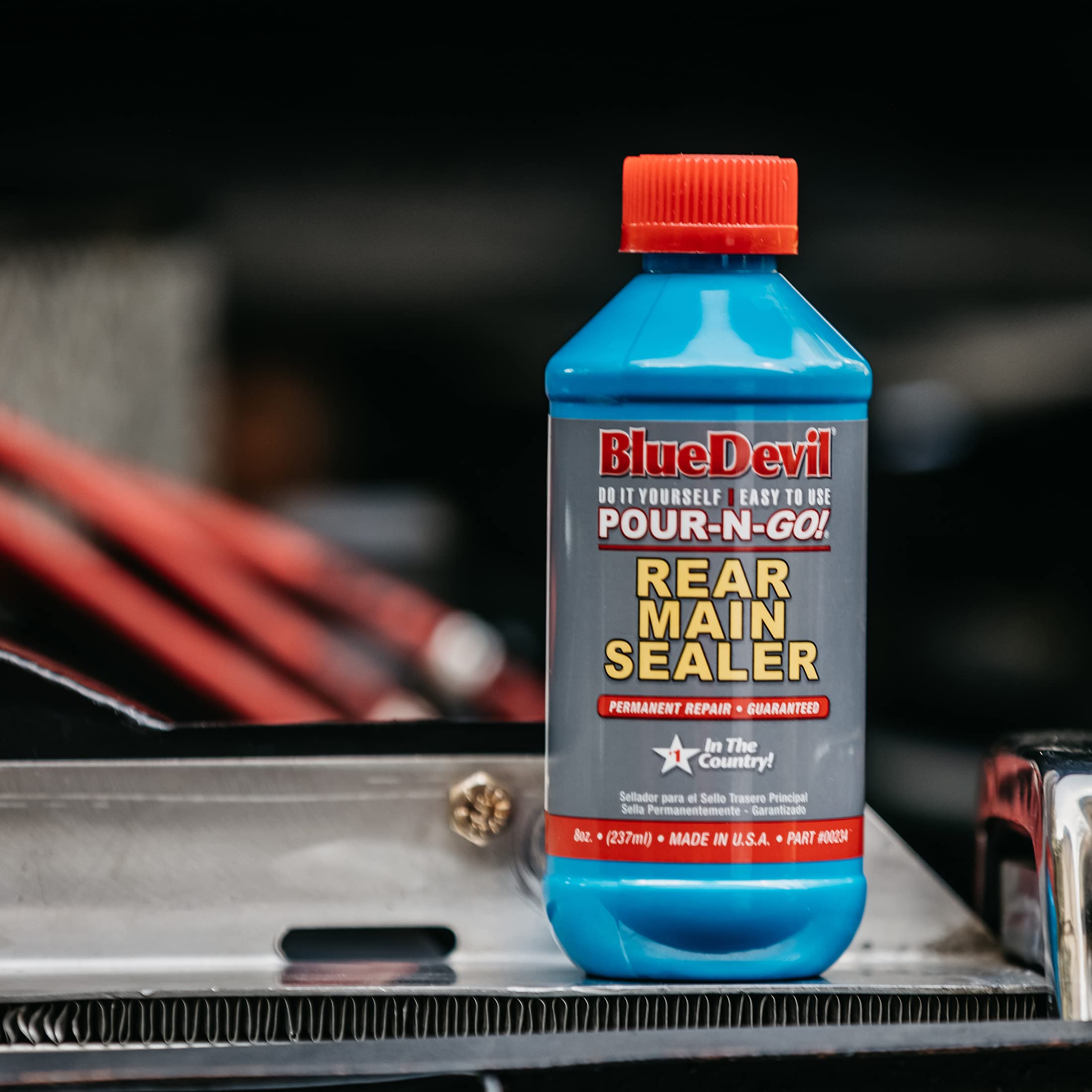 BlueDevil Products Rear Main Sealer - 8 Ounce, Rubber, Blue, Model 00234